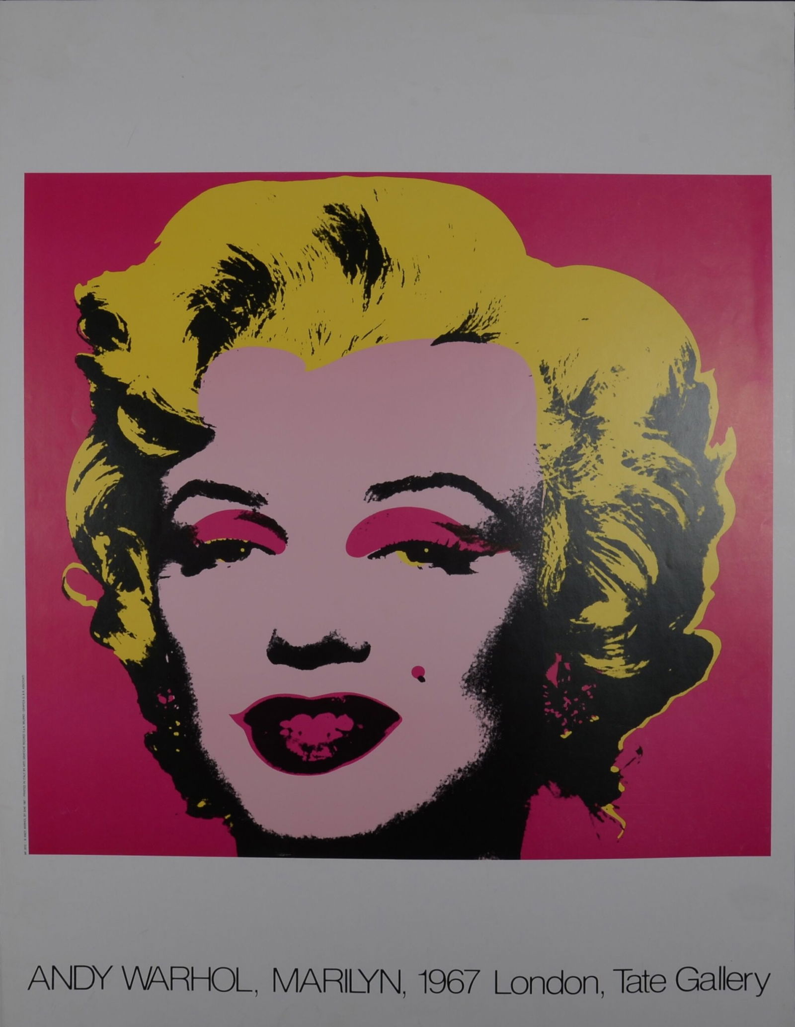 Andy Warhol, after : Andy Warhol, Marilyn, 1967 – London, Tate Gallery, 1987: Andy Warhol, afterAndy Warhol, Marilyn, 1967 – London, Tate Gallery, 1987Offset color lithograph on light cream wove paper, later edition, 1987.Dimensions:+Sheet size: 86 × 61 cm (33.8 × 24 in)+Im