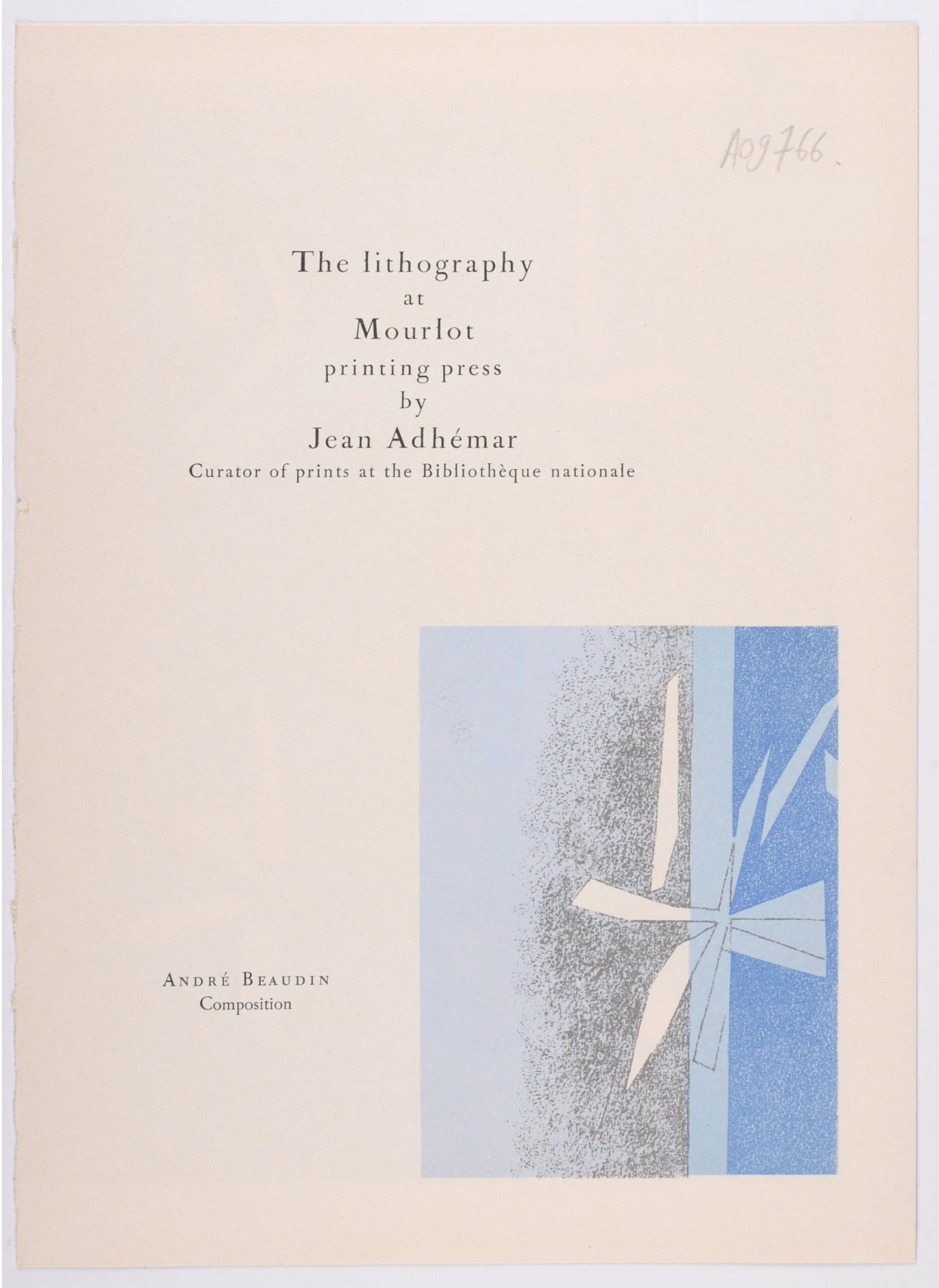 Andre Beaudin : Composition, 1964 - 5