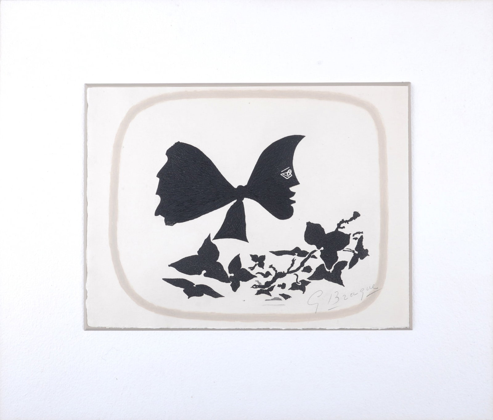 Georges Braque : Uranie, 1958 - Hand-signed (1 of 5)