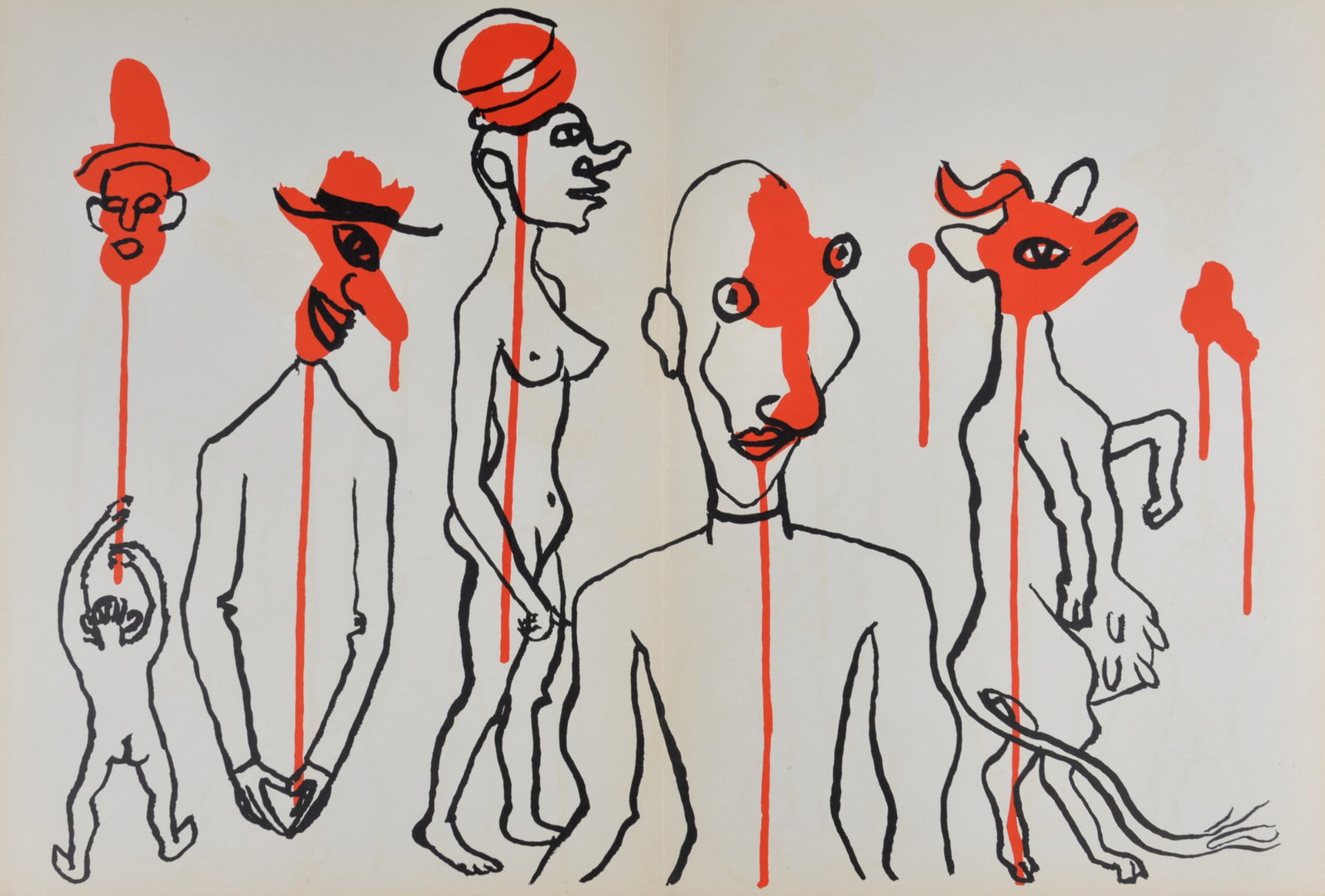 Alexander Calder : Les Gueules degoulinantes, 1966 (1 of 5)
