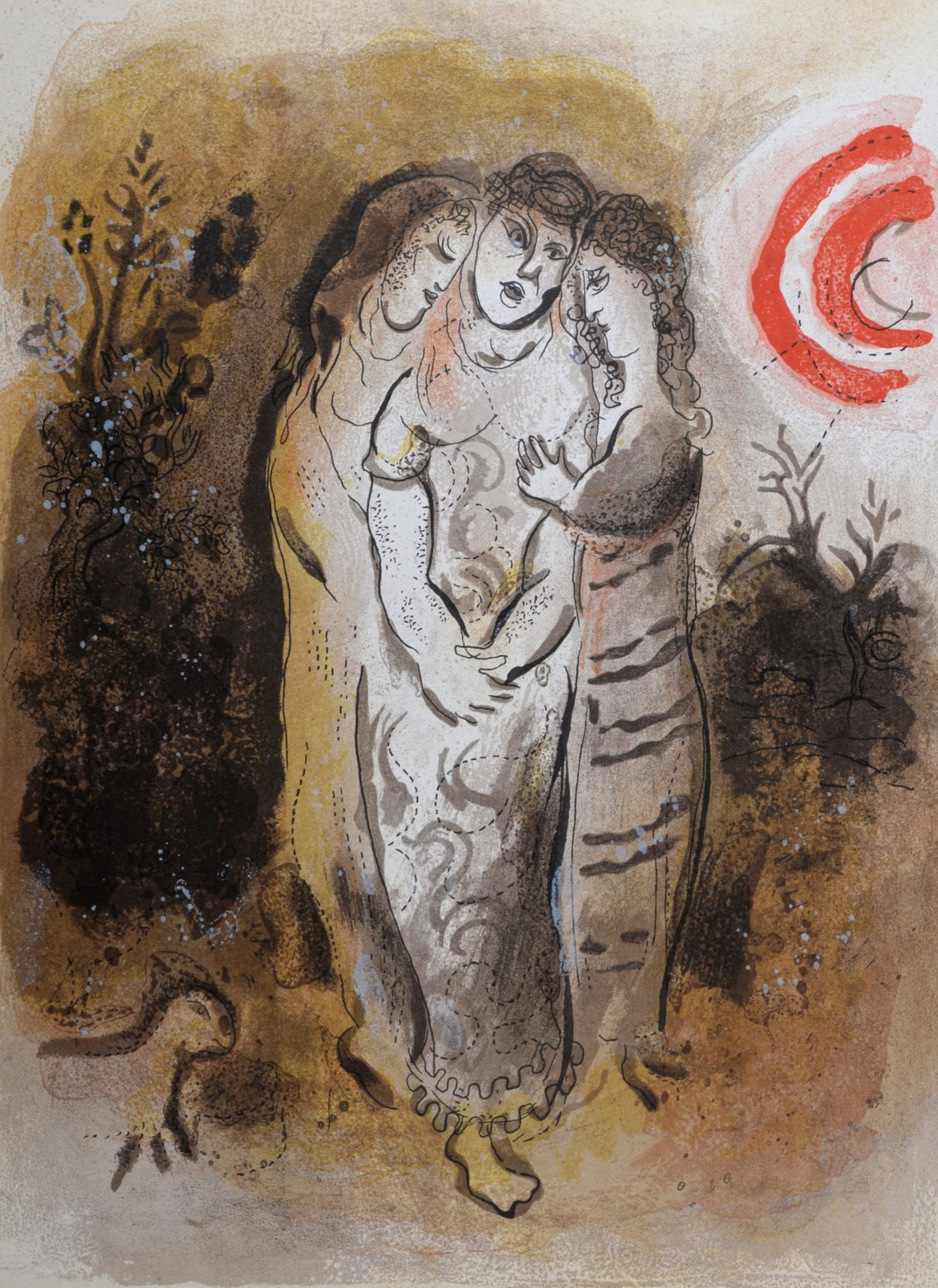 Marc Chagall : Noemi et ses Belles-Filles, 1960 (1 of 5)