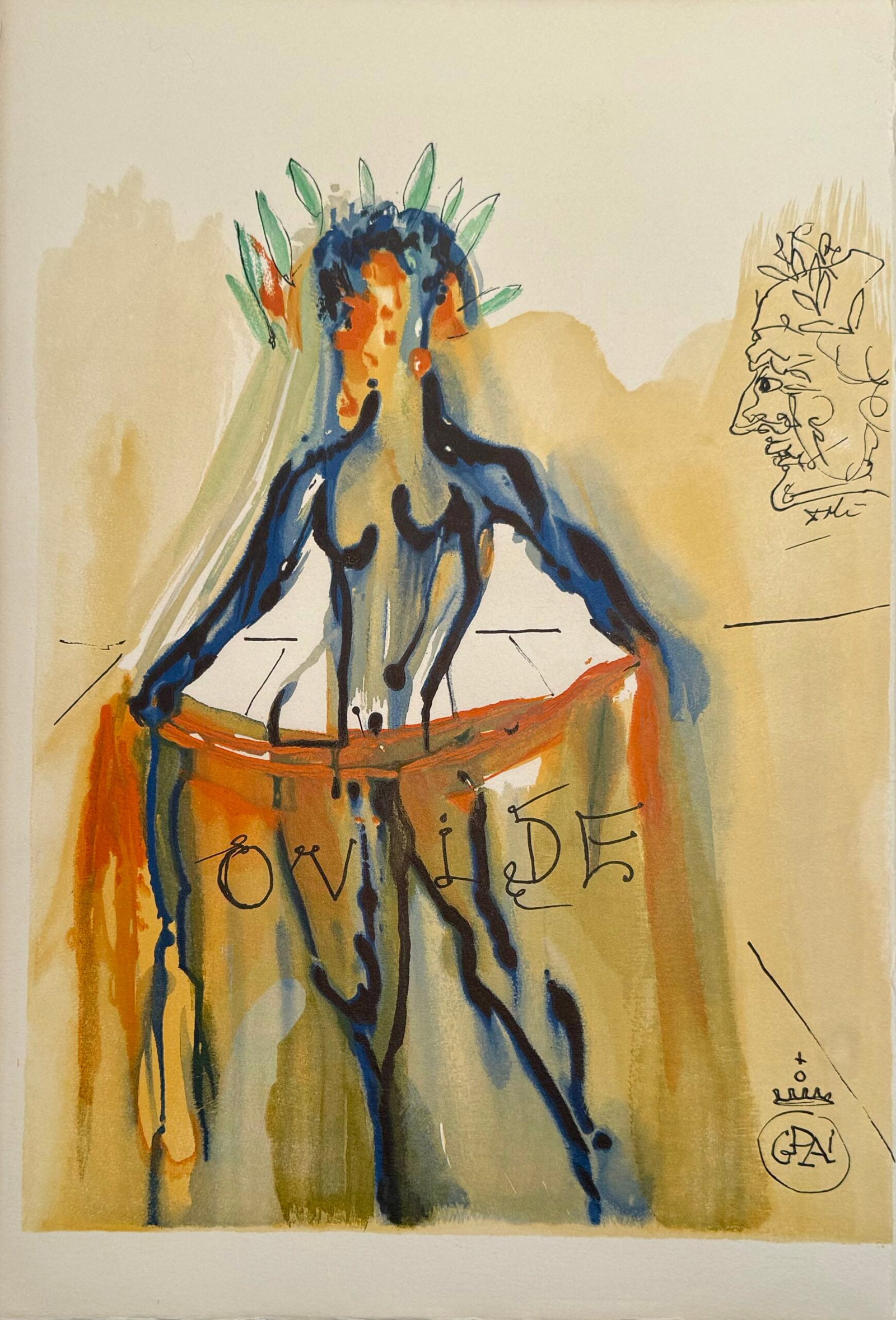 Salvador Dali - Venus, 1979: Salvador Dali (1904-1989) Salvador Dali - Venus, 1979 Woodblock in colors on "Arches paper" Size edition : 201 Signed in the plate Dimensions: + Size of the sheet : 55,5 x 37,5 cm - 21,85 × 14,76 in.