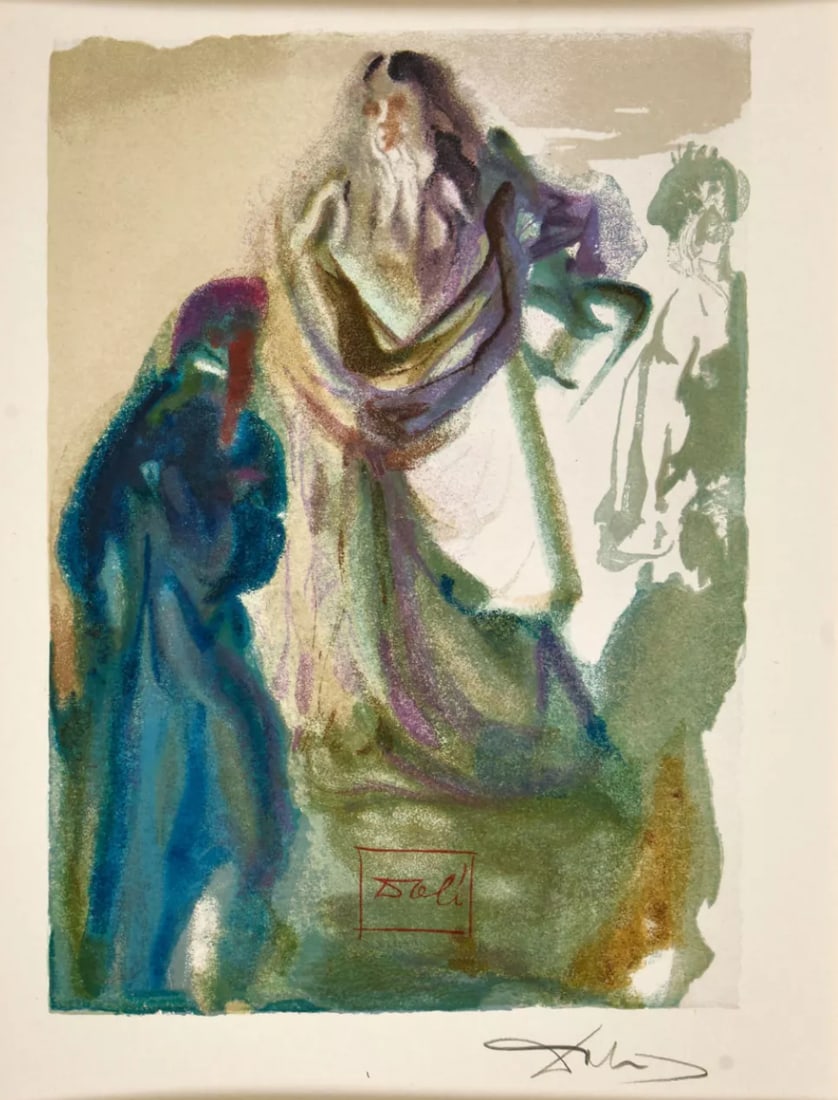 Salvador Dali : Le Chemin vers Dieu, 1963 (hand signed) (1 of 2)