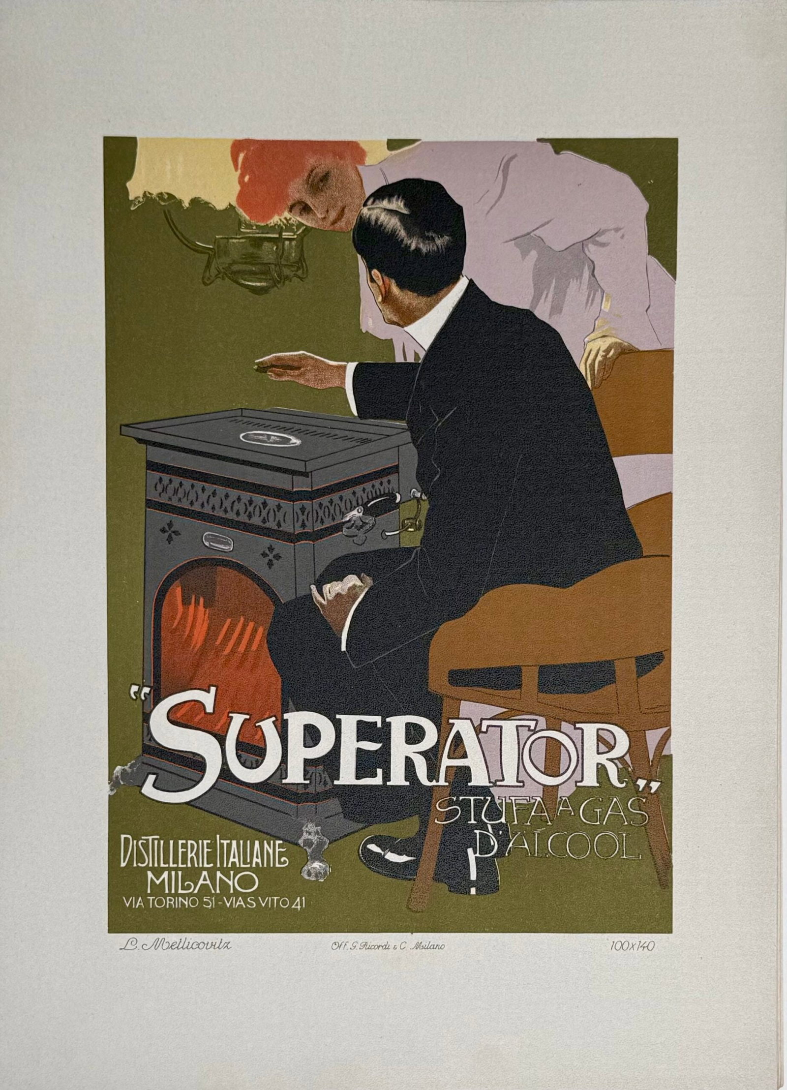 Franz Laskoff - Superator, 1914 (Ricordi Poster Portfolio) (1 of 1)