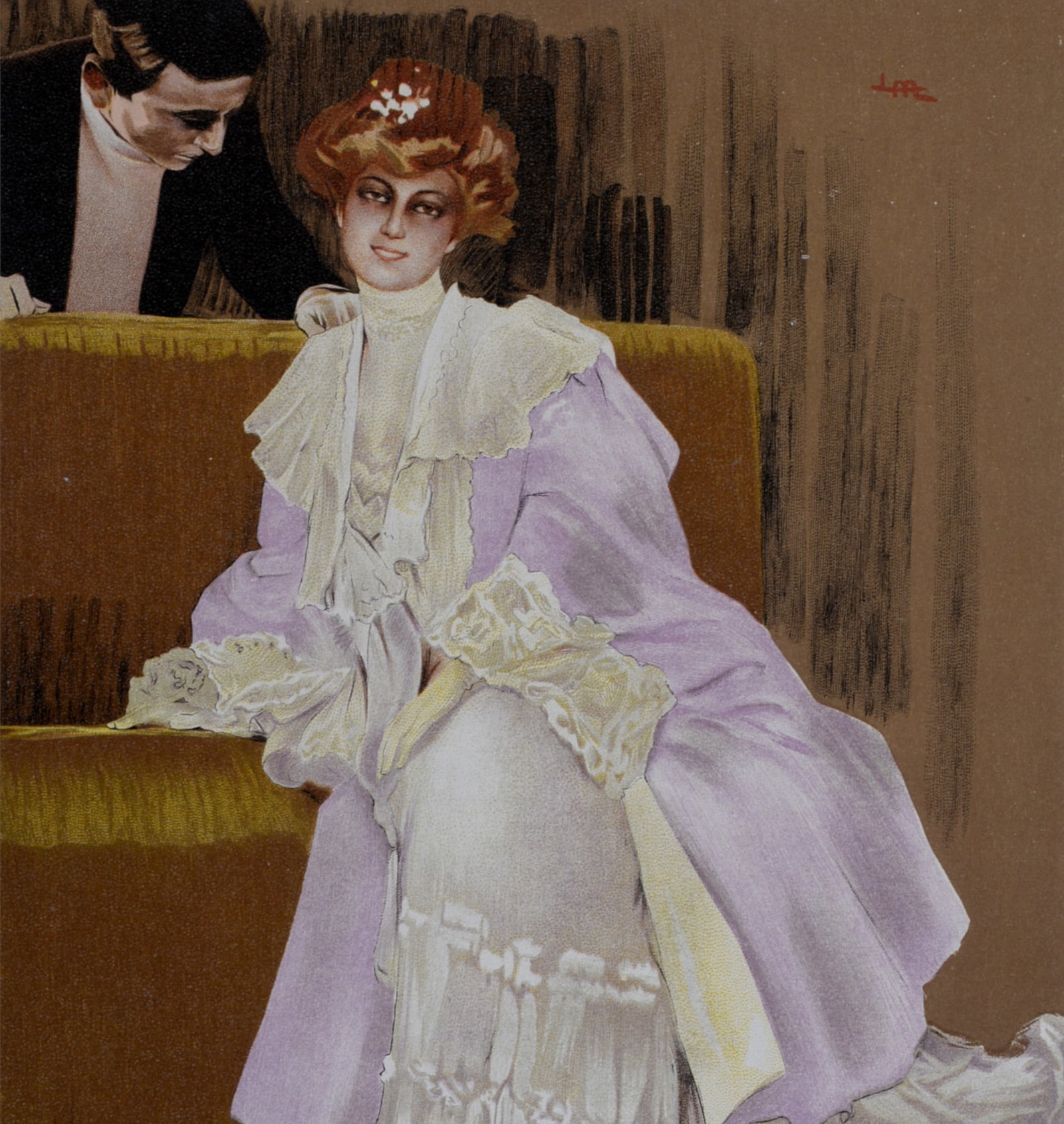 Leopoldo Metlicovitz - Mele, 1914: Leopoldo Metlicovitz (1868-1944) Mele, 1914 Lithograph on thick paper. Scarce lithograph from the iconic portfolio Ricordi! Dimensions: +Size of the sheet: 29 x 19,5 cm / 11,4 x 7,6 in. Printed by Ric