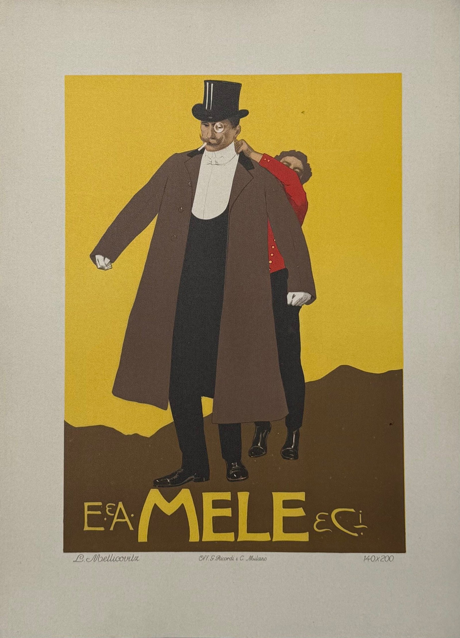 Leopold Metlicovitz - Mele, 1914 (Ricordi Poster Portfolio) (1 of 1)