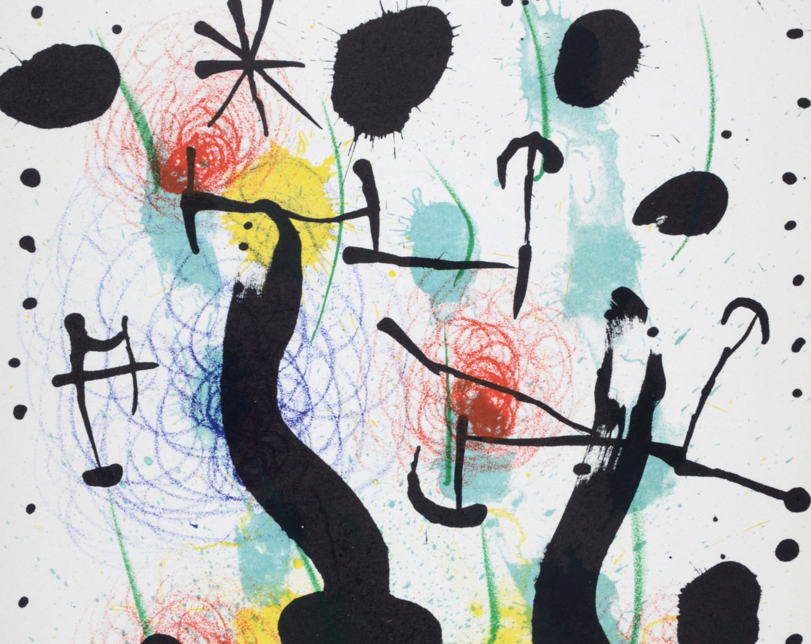 Joan Miro : Composition, 1966 - 3