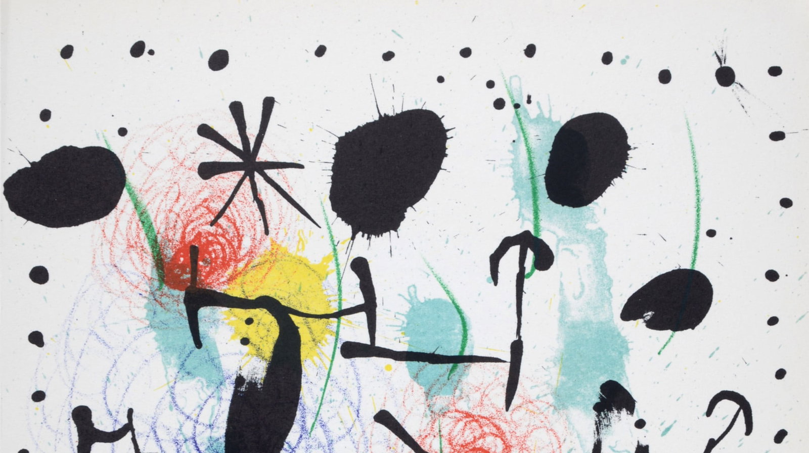 Joan Miro : Composition, 1966 - 4