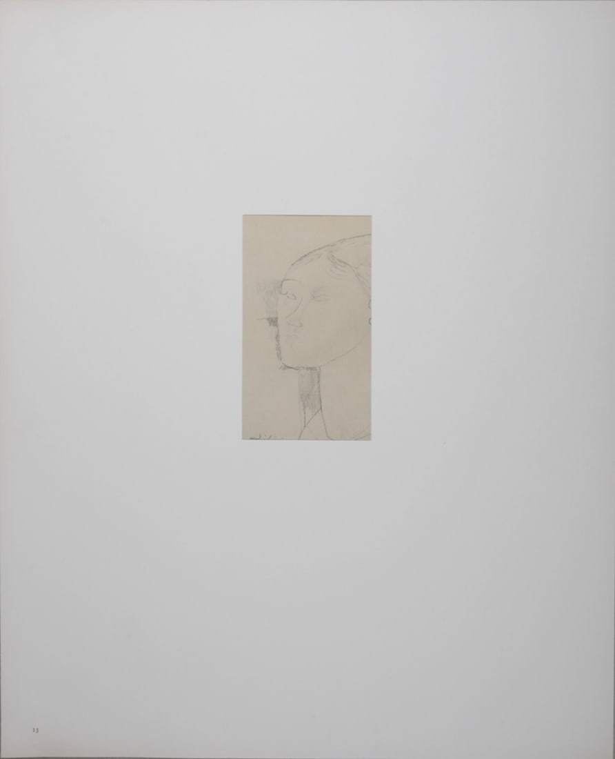 Amedeo Modigliani (After) : Portrait of Beatrice Hastings, 1959 (1 of 5)