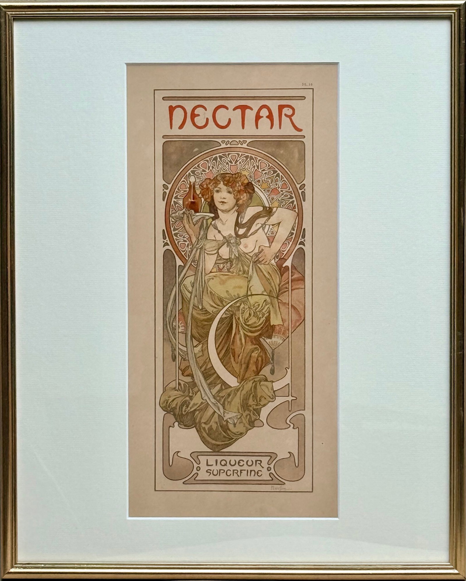 Alphonse Mucha : Nectar, 1902 (1 of 2)
