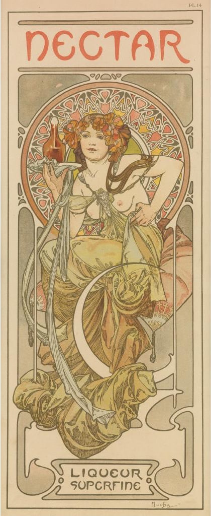 Alphonse Mucha : Nectar, 1902 - 2