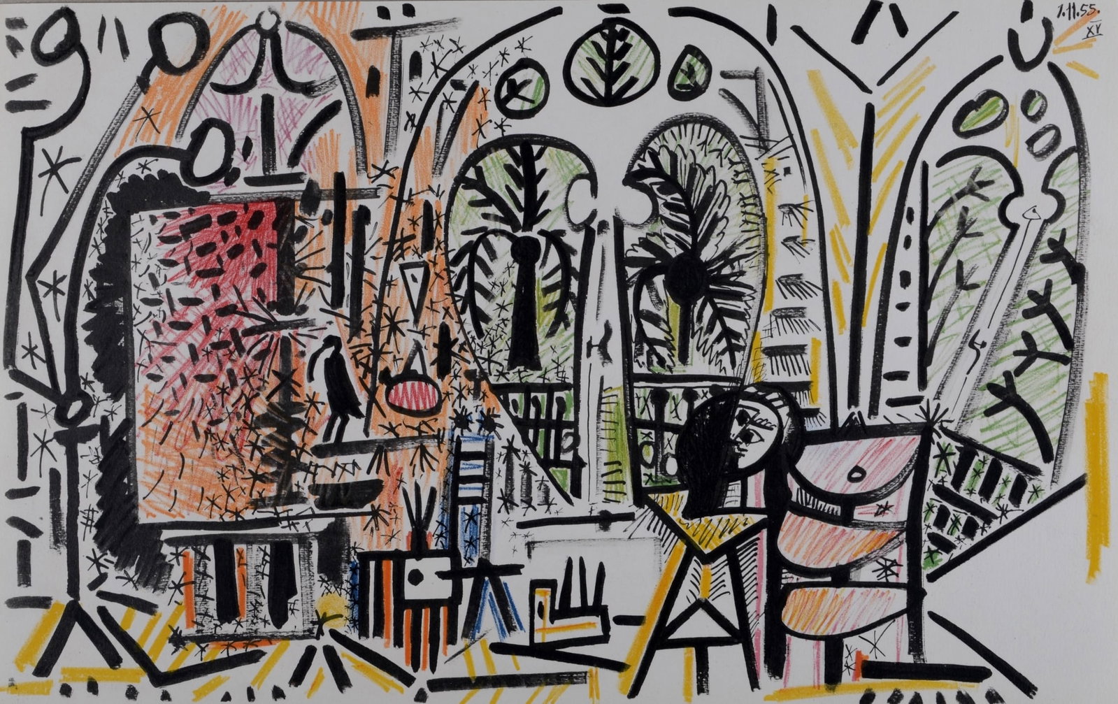 Pablo Picasso : L'Atelier de La Californie #3, 1959 (1 of 5)