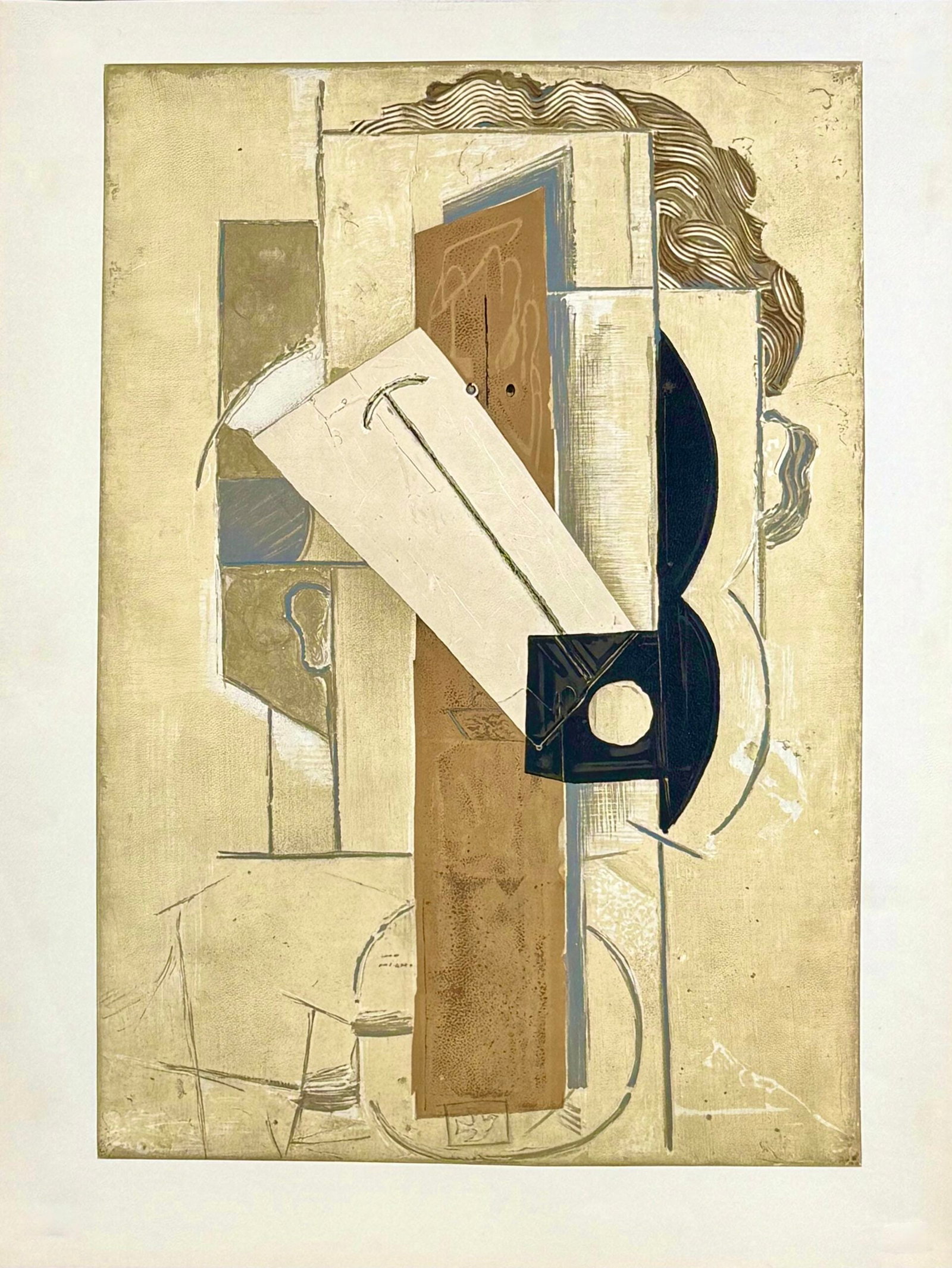 Pablo Picasso - Tete de Jeune Fille a La Colombe, 1966: Pablo Picasso (After) Tete de Jeune Fille a La Colombe, 1966 Lithograph on B.F.K. paper, it was lithographed by Henri Deschamps and printed at Mourlot Freres. Dimensions: + Size of the Image : 54,5 x 