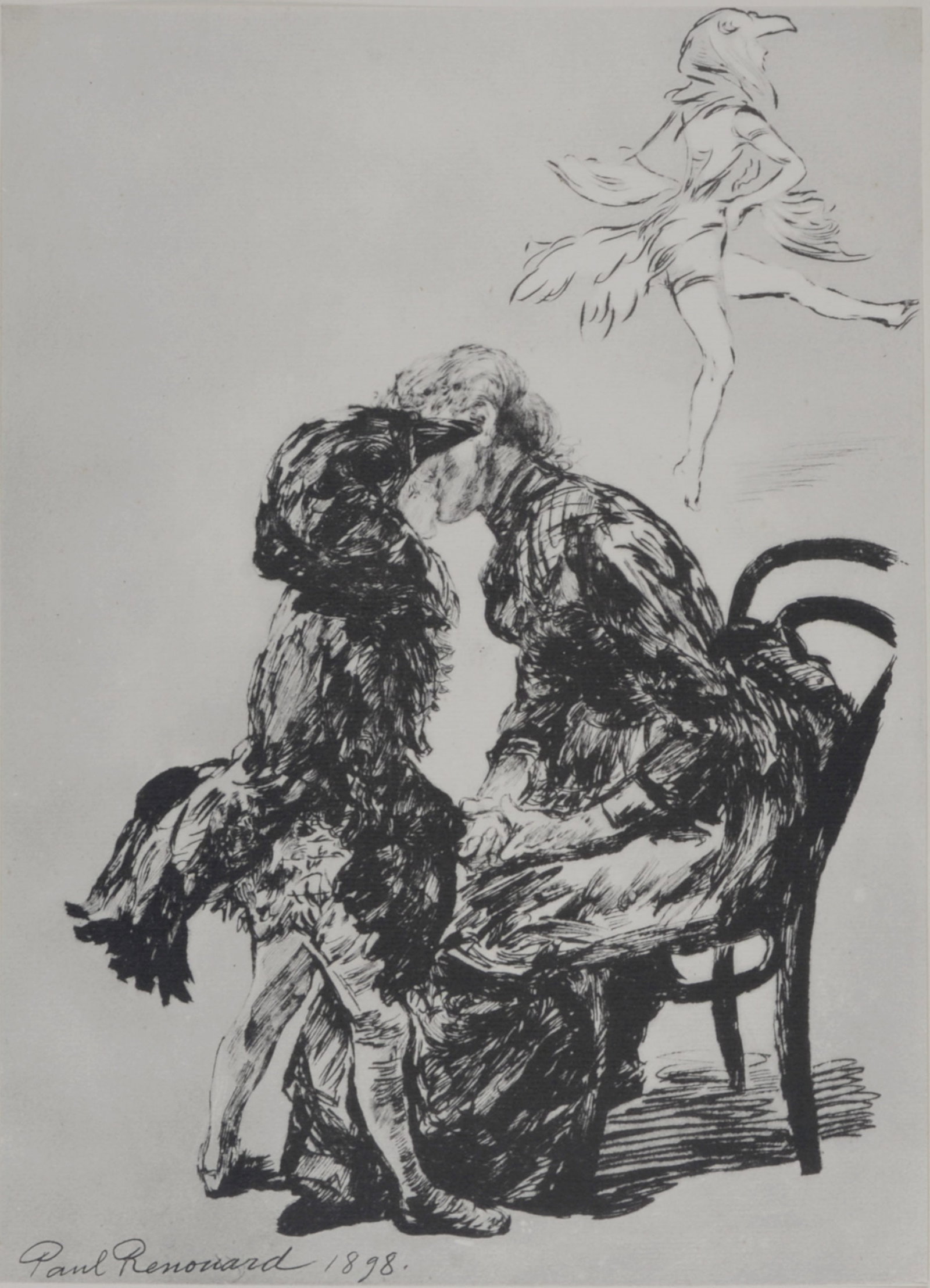 Paul Renouard - Avant le ballet, 1898: Paul Renouard (1845-1924) Avant le ballet, 1898 Lithograph on wove paper. Signed on the plate lower left margin. L'Estampe Moderne's blind stamp on the bottom right corner. Dimensions: +Size of the sh