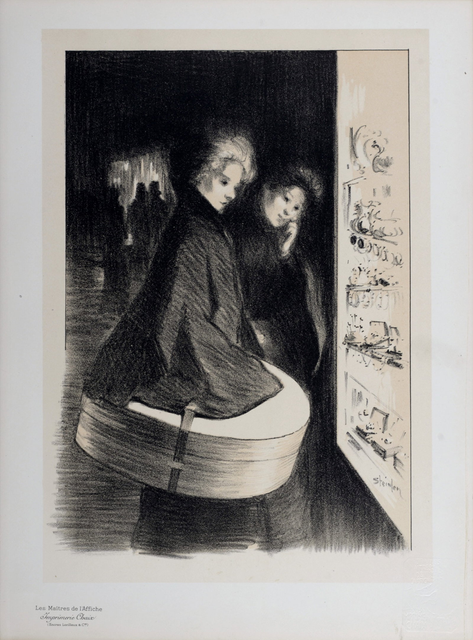 Theophile Alexandre Steinlen - Les Maitres de l'Affiche : Femmes devant une vitrine, 1898 (1 of 6)