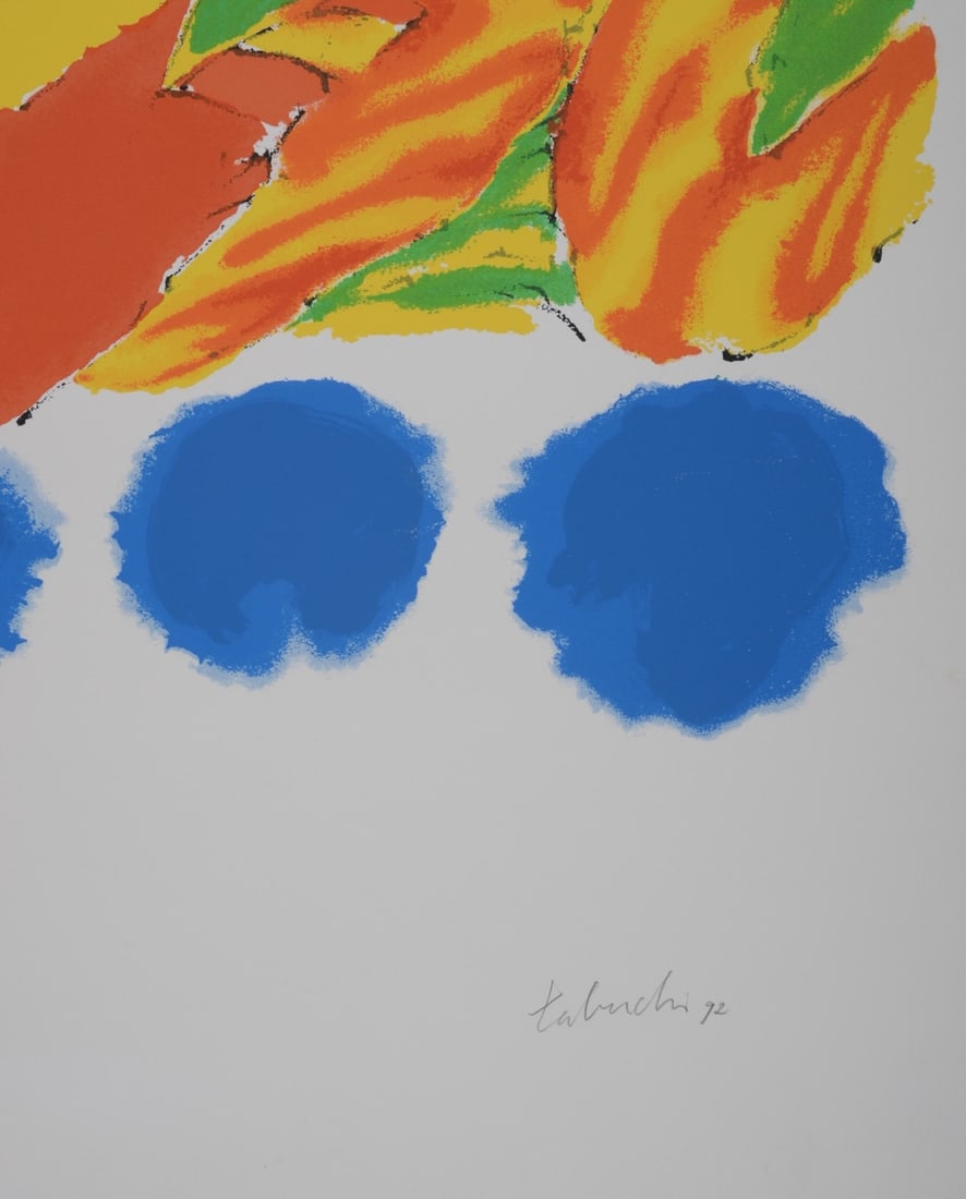 Yasse Tabuchi Composition, 1992 - Hand-signed - 3