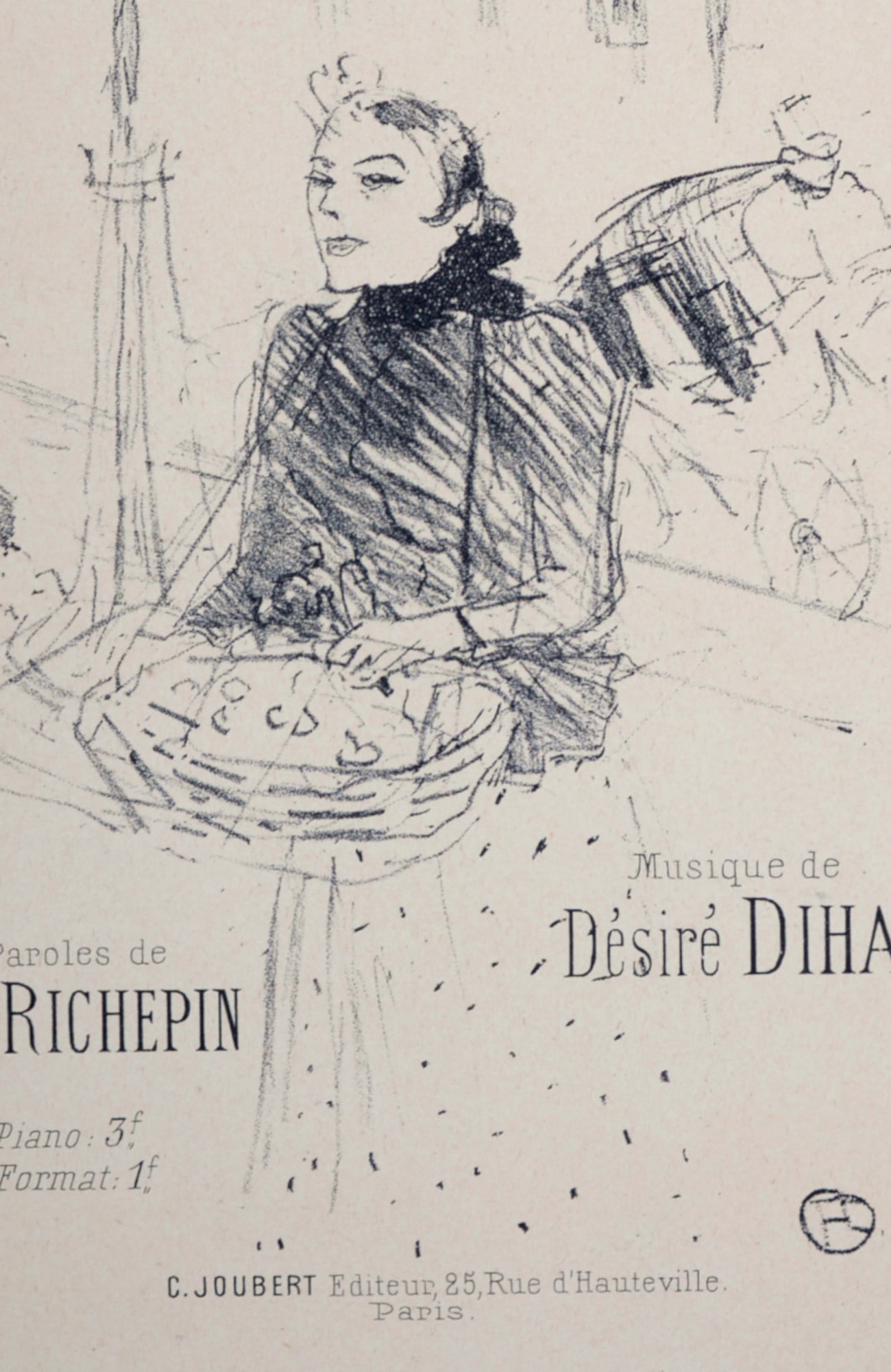 Henri de Toulouse-Lautrec - Achetez mes Belles Violettes, 1935: Henri de Toulouse-Lautrec Achetez mes Belles Violettes, 1935 Small lithograph on paper from 1935 third-edition. Referenced in Wittrock #135 ; Delteil #140 ; Adhemar #165. Edition of 140. Signed on the
