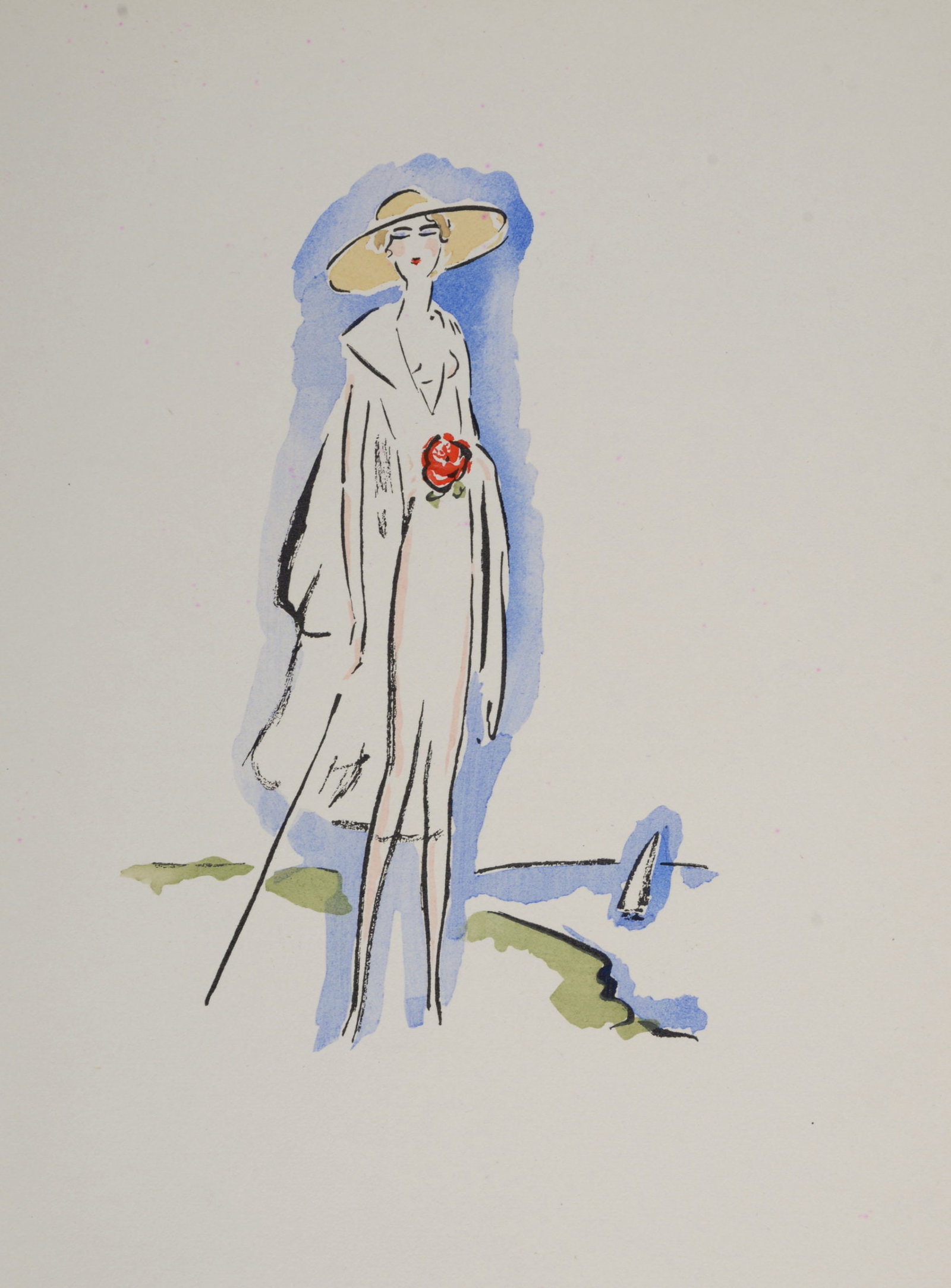 Kees Van Dongen : Woman at the Seaside, 1925 (1 of 5)
