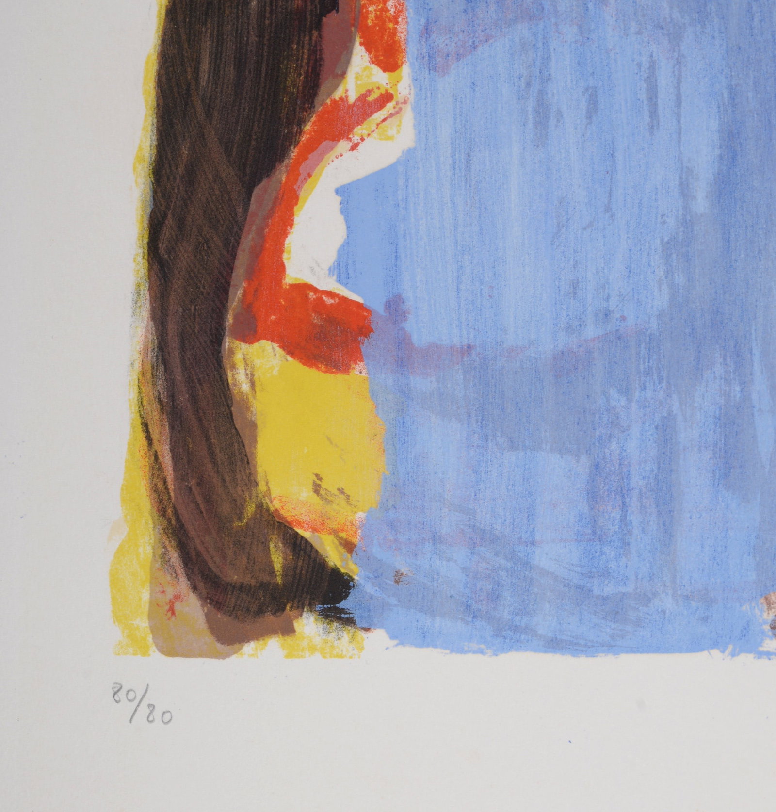 Bram Van Velde : Composition MP 059, 1970 - Hand-signed - 6