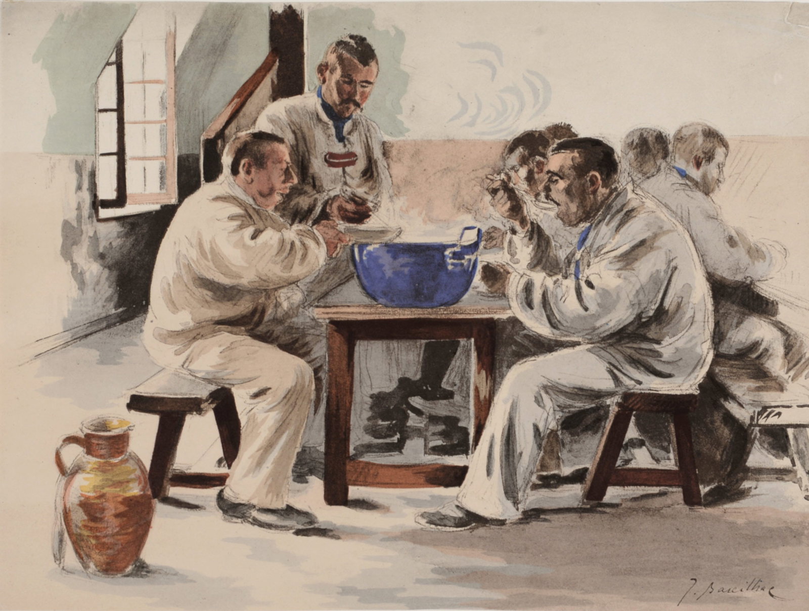 Jacques Baseilhac - La Soupe a la Chambree, 1899 (1 of 6)