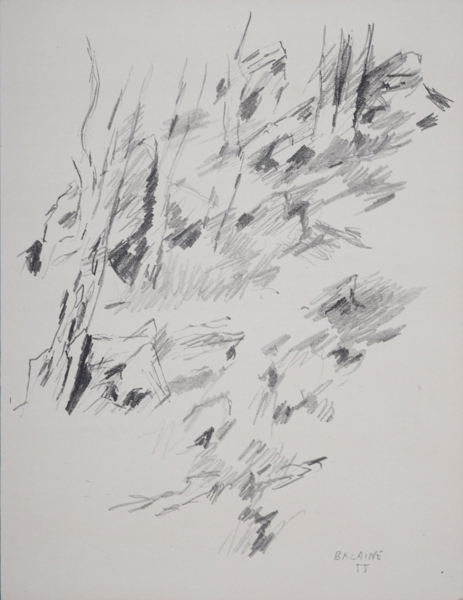 Jean Bazaine : Composition (sous-bois), 1955 (1 of 1)