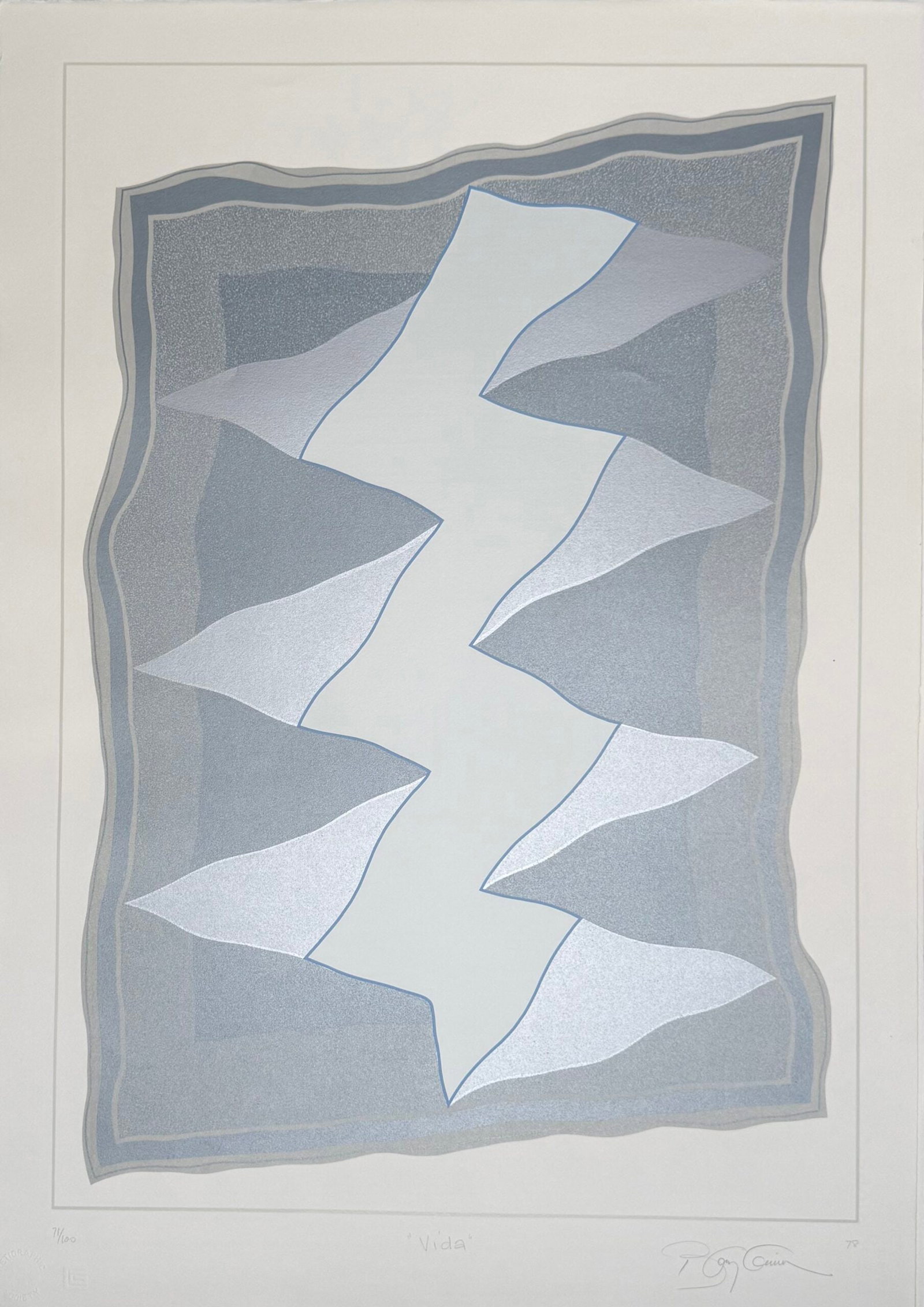 Anthony BENJAMIN : Vida, 1978 (signed) (1 of 2)