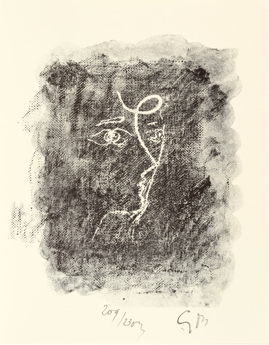 Georges Braque: Profile cubiste, 1984: Georges Braque Profile cubiste, 1984 Original Lithograph, Signed with the artist’s stamp. Dimensions: Sheet size: 31 x 24 cm- 12.2 × 9.4 in Edition: One of 230 numbered copies on Velin d’Arches. 