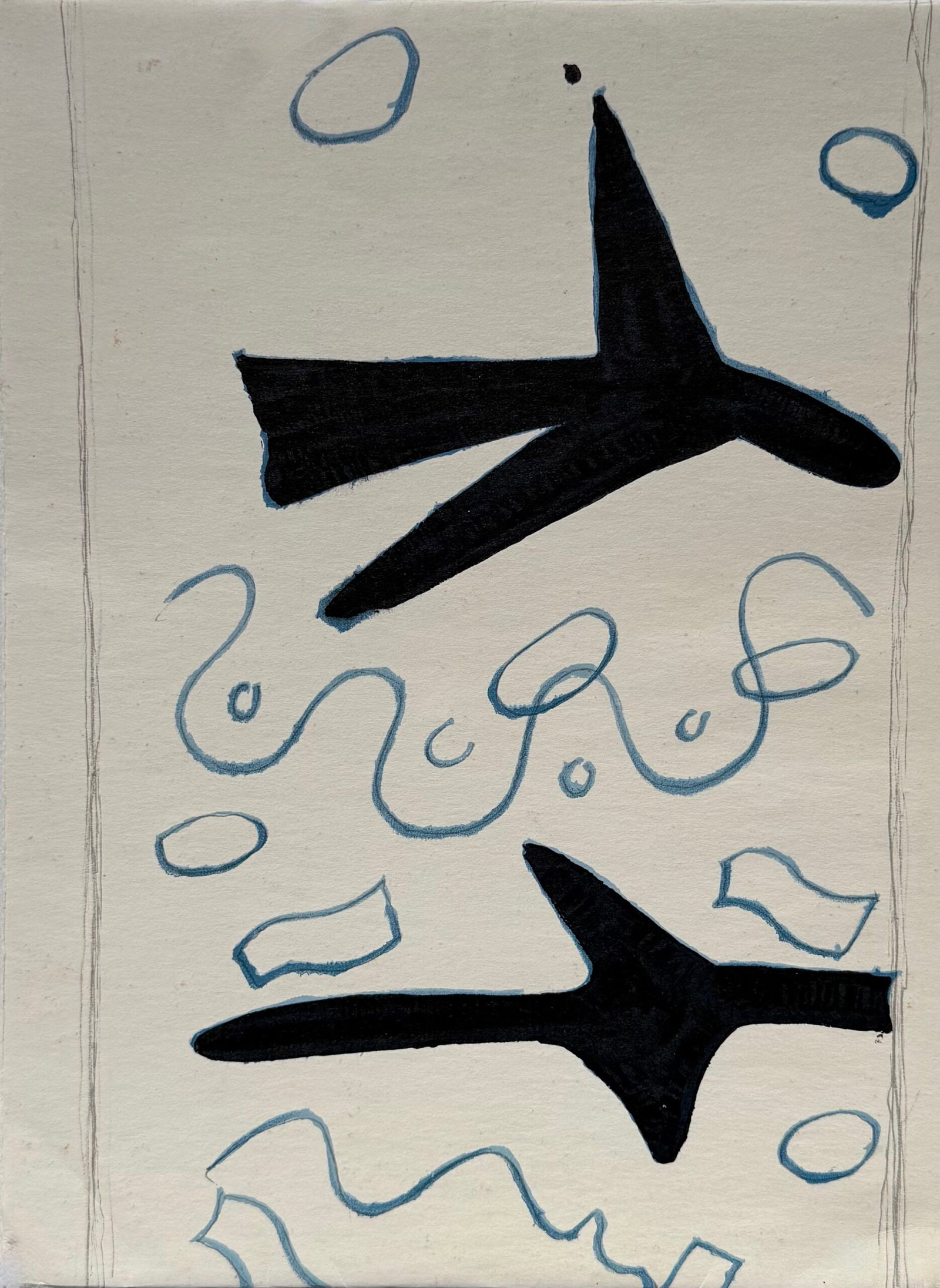 Georges Braque: Les oiseaux, 1963 (1 of 2)
