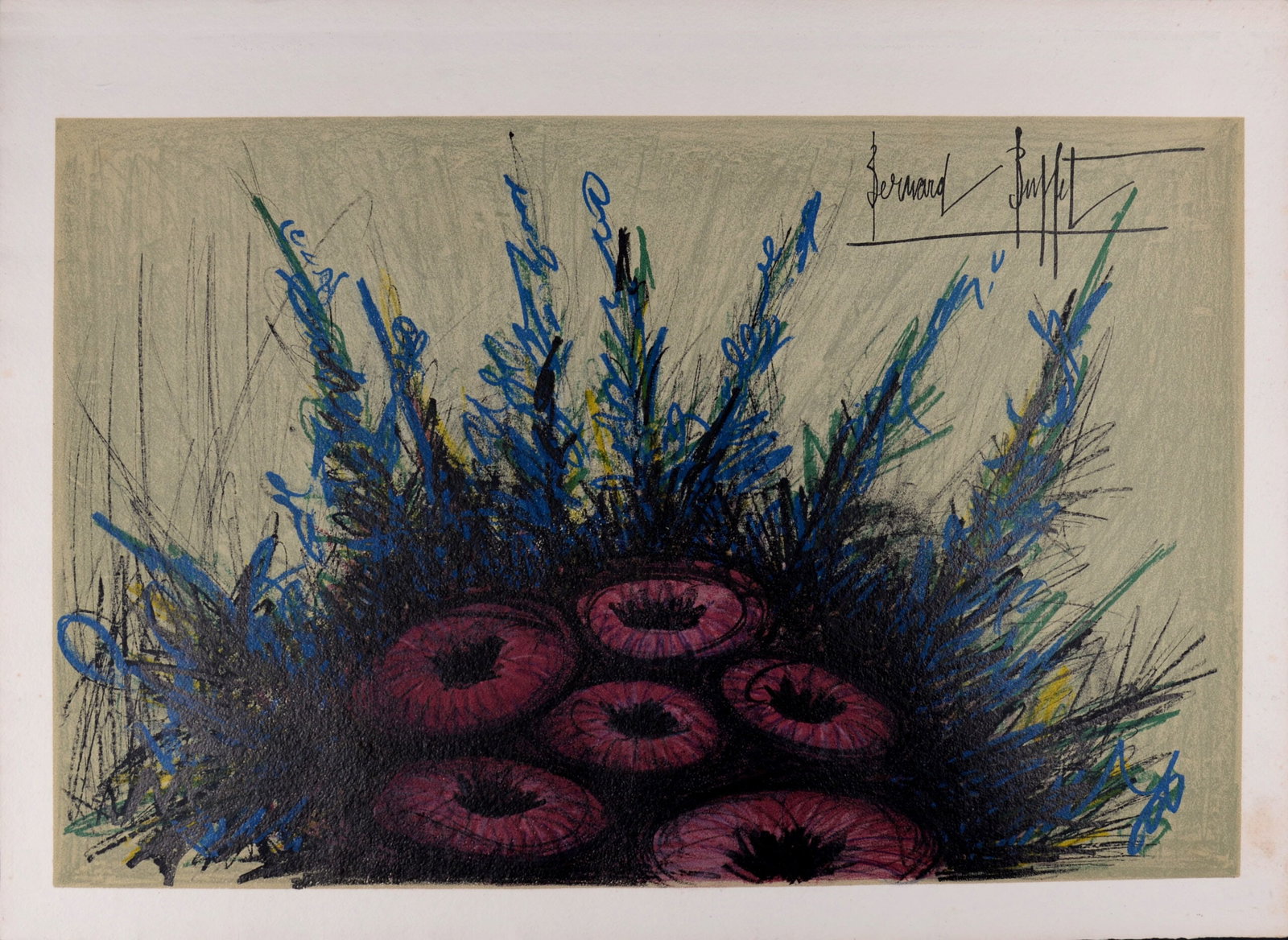 Bernard Buffet : Herbier, 1966 (1 of 6)