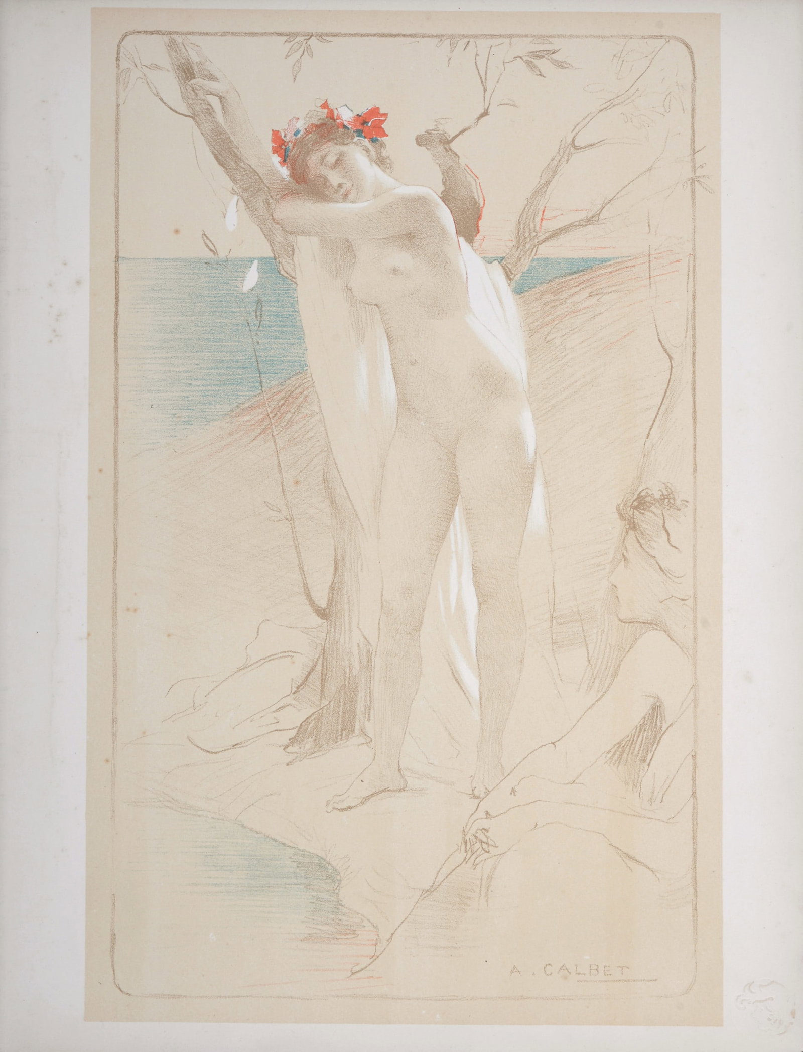 Antoine Calbet : L'Inconnue (The Unknown), 1897 (1 of 6)
