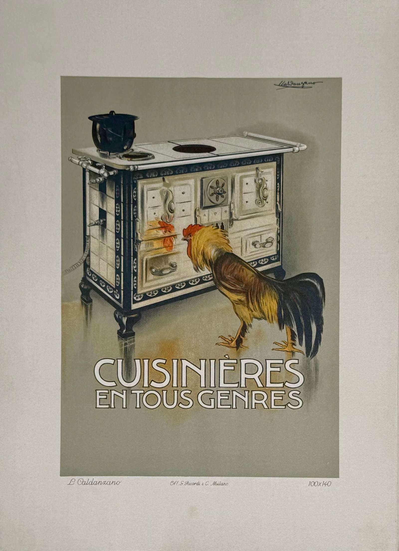 Luigi Caldanzano - Cuisinieres, 1914 (1 of 1)