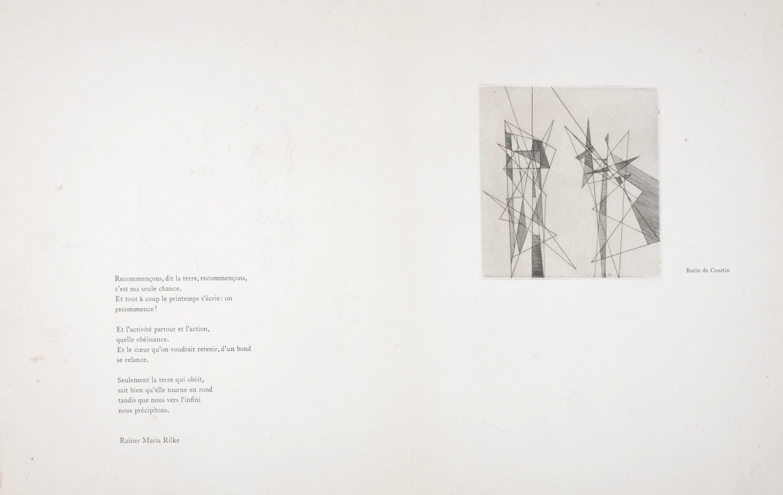 Pierre Courtin : Abstract Composition, 1955 (1 of 6)