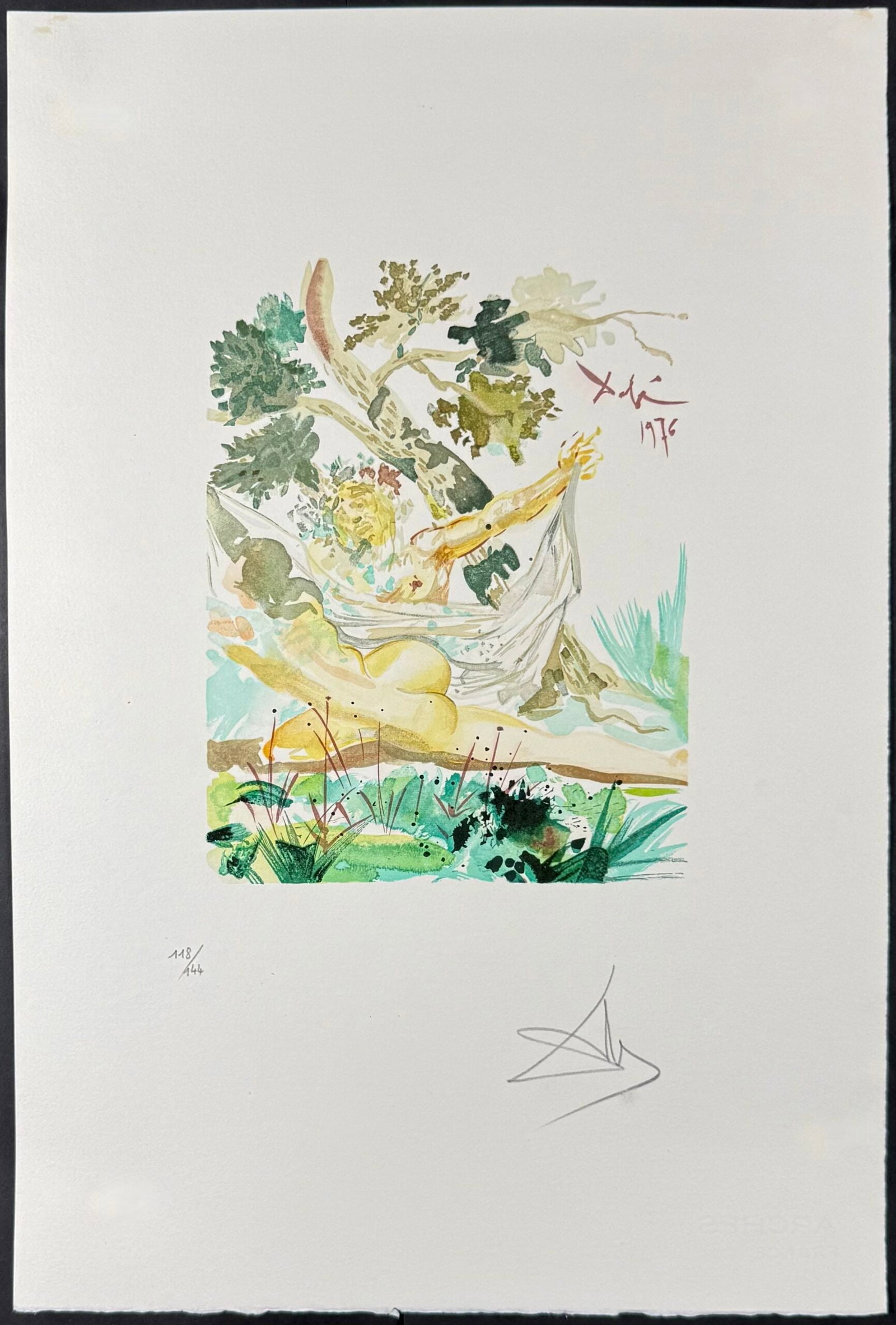 Salvador Dali - Infidele epouse de Menelas, c. 1979 (Hand signed) (1 of 2)