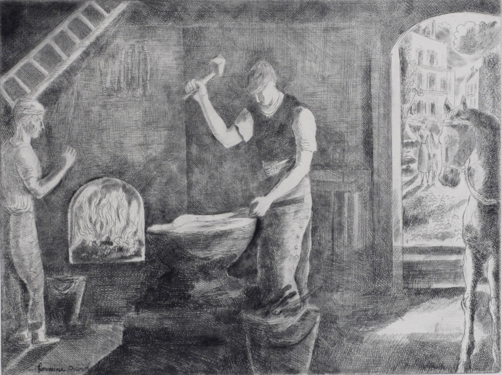Hermine David - Forgeron, 1946 (1 of 5)