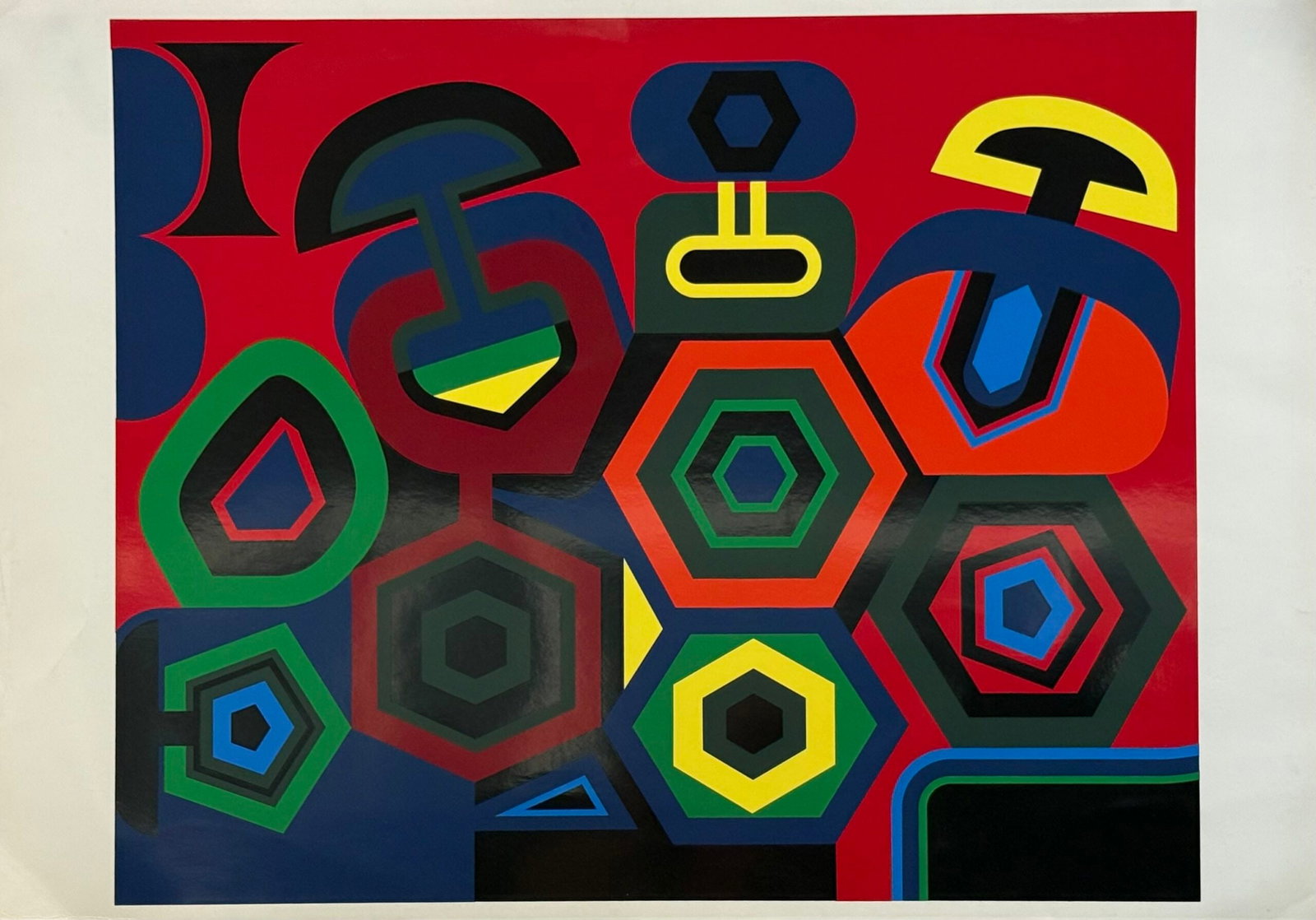 Jean Dewasne: Composition, circa 1975 (large size) (1 of 1)