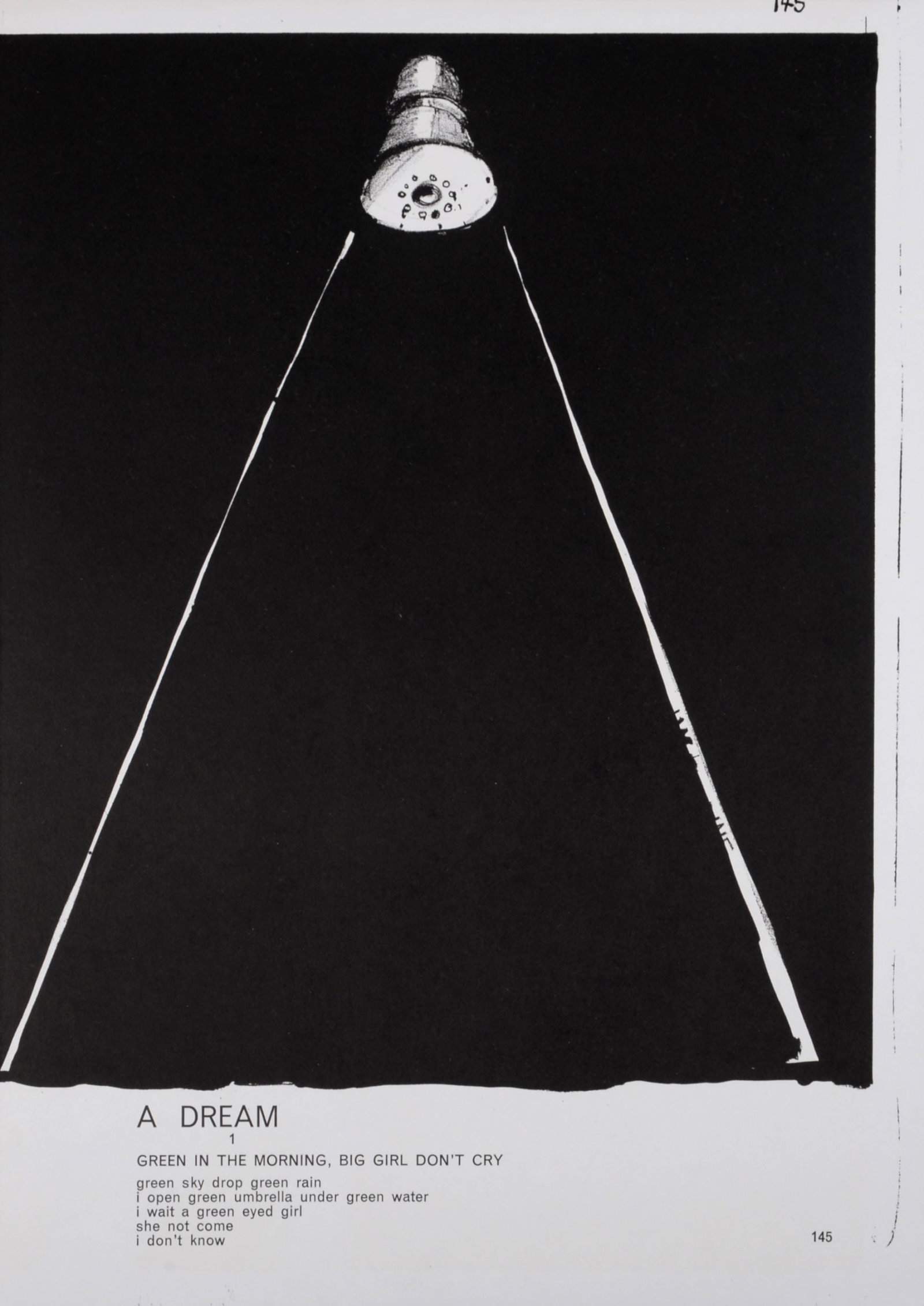 Jim Dine - A Dream, 1964: Jim Dine (1935-) A Dream, 1964 Original lithograph on wove paper Dimensions: + Size of the sheet: 41 x 29 cm / 16,1 x 11.4 in. Issued from the famous "One Cent Life" portfolio. Printed by Maurice Beau