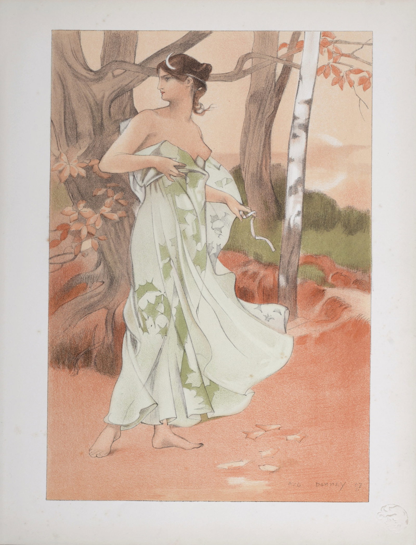 Auguste Donnay - L'Estampe Moderne : Artemis, 1897 (1 of 6)