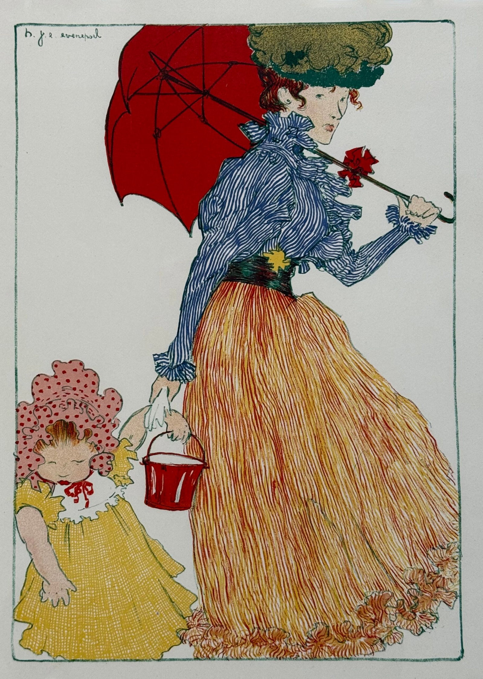 Henri Jacques Edouard Evenepoel - Au Square, 1897 (1 of 3)