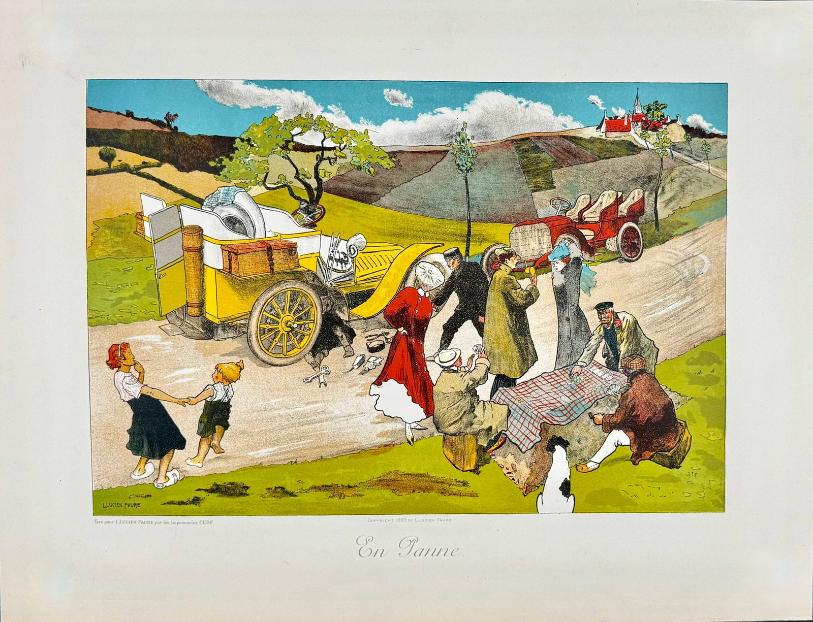 Louis Faure : En Panne, 1903 (1 of 6)