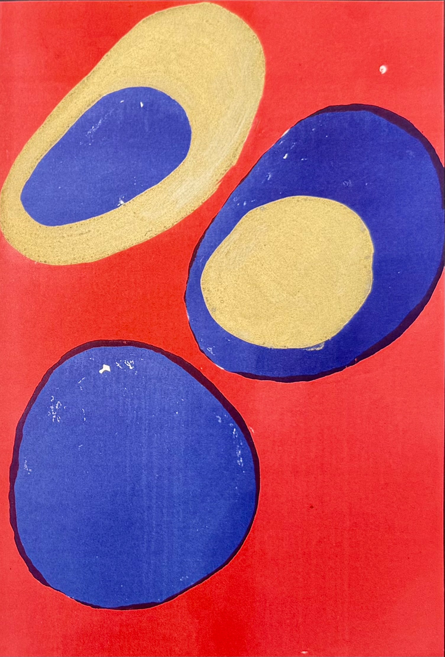 LUCIO FONTANA : Abstract composition (Arte concreta, plate 10), 1949 (1 of 3)