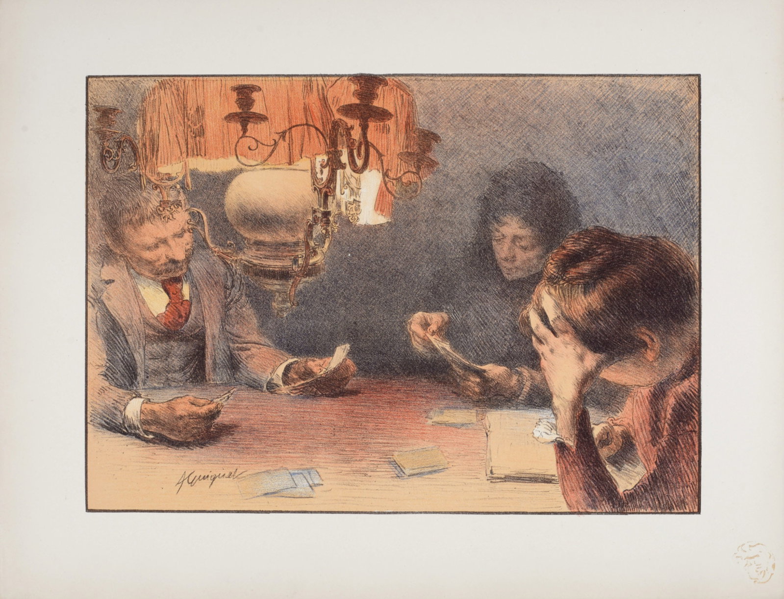 Francois Guiguet - La Lampe, 1899 (1 of 7)