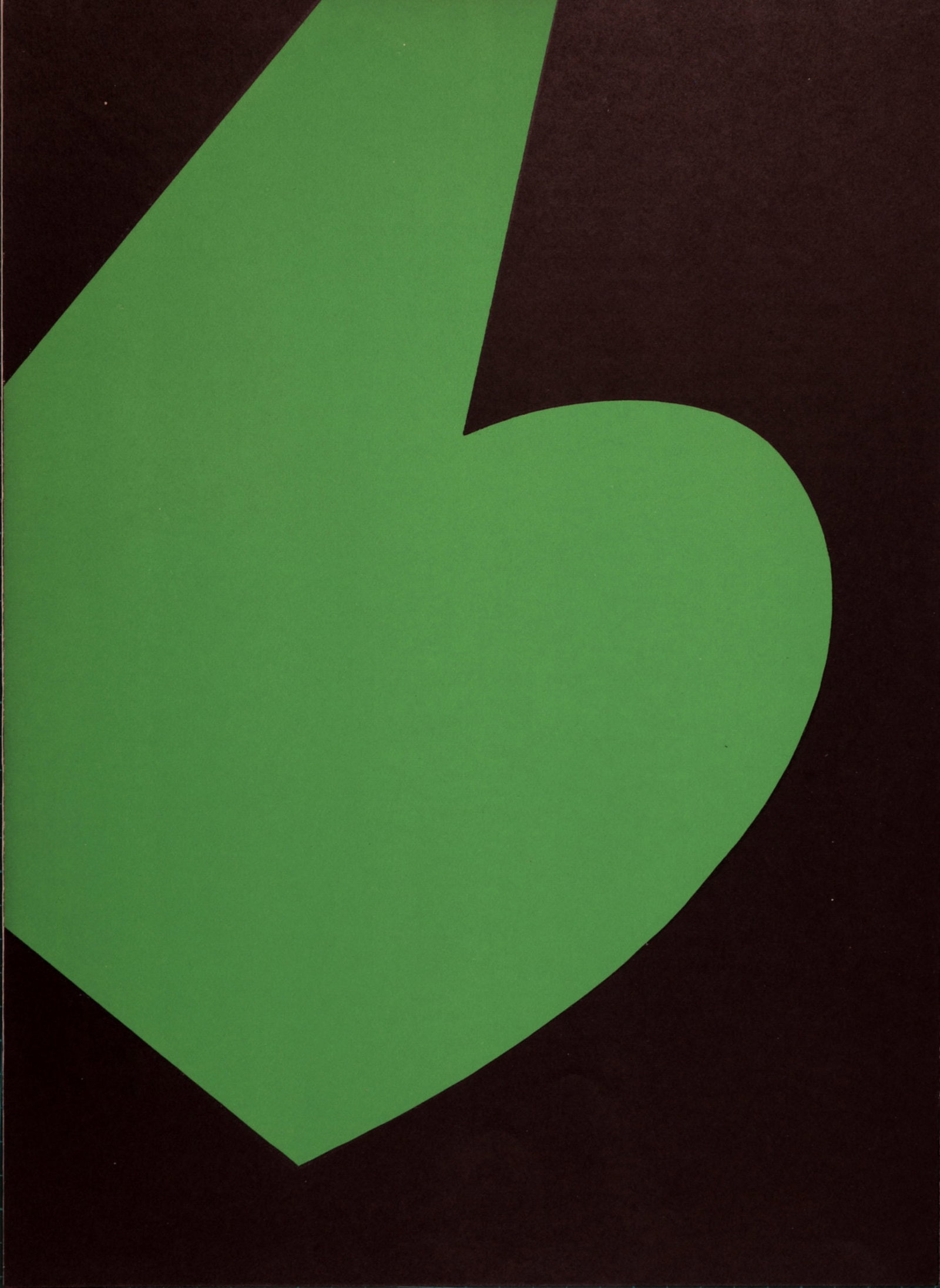 Ellsworth Kelly - Abstract Composition (A), 1958: Ellsworth Kelly (1923-2015) Abstract Composition, 1958 Lithograph on wove paper. First edition. Dimensions: + Size of the sheet: 38 x 28 cm / 14,9 x 11 in. From "Derriere le Miroir" Art issue (n°110)