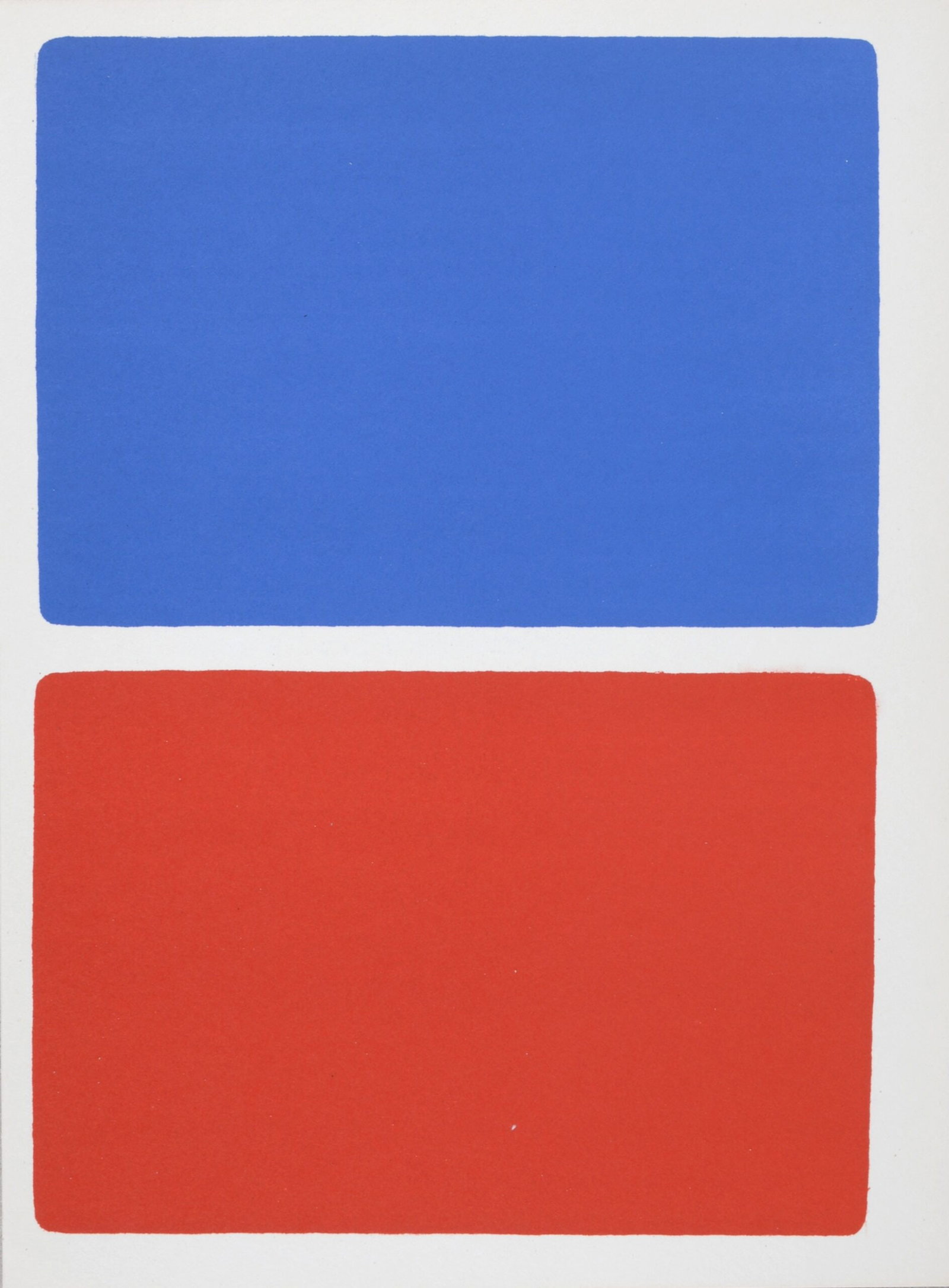 Ellsworth Kelly : Composition, 1966: Ellsworth Kelly (1923-2015) Composition, 1966 Original lithograph in colors on wove paper Dimensions : + Size of the sheet : 25,5 x 19 cm / 10 × 7,5 in Lithograph specially created by the artist for 