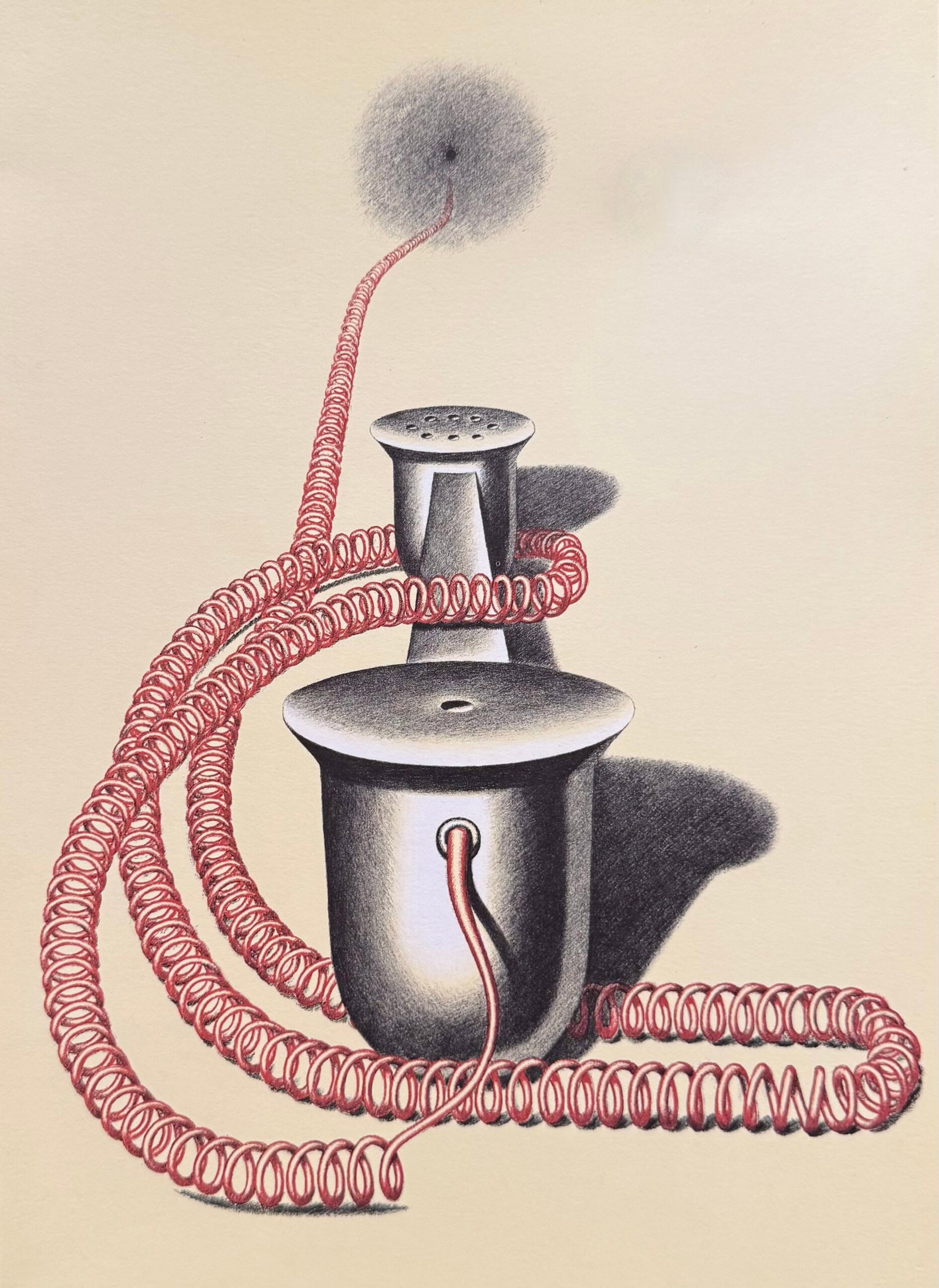 Konrad KLAPHECK : Composition, 1982 (1 of 1)