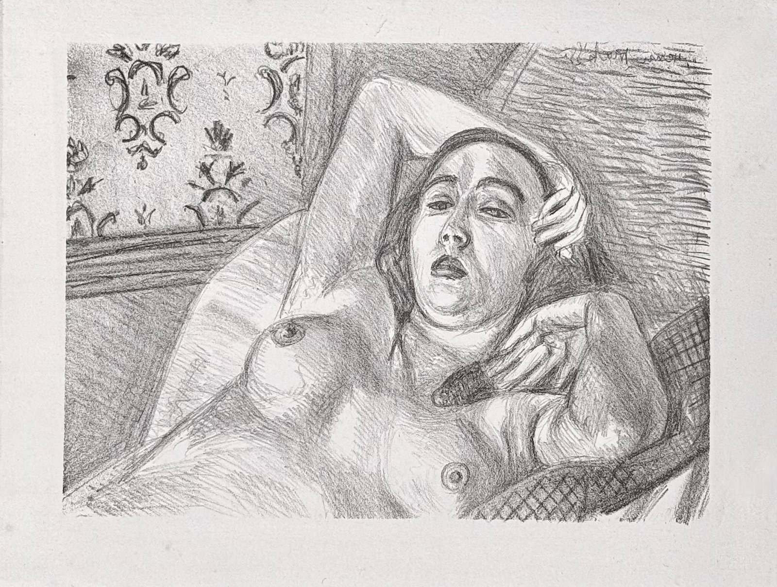 Henri Matisse - Le Repos du modele, 1924: Henri Matisse Le Repos du modele, 1924 Lithograph from the portfolio "Essai dur l'histoire de la lithographie en France. Les Peintures lithographes de Manet a Matisse. Album de lithographies originale