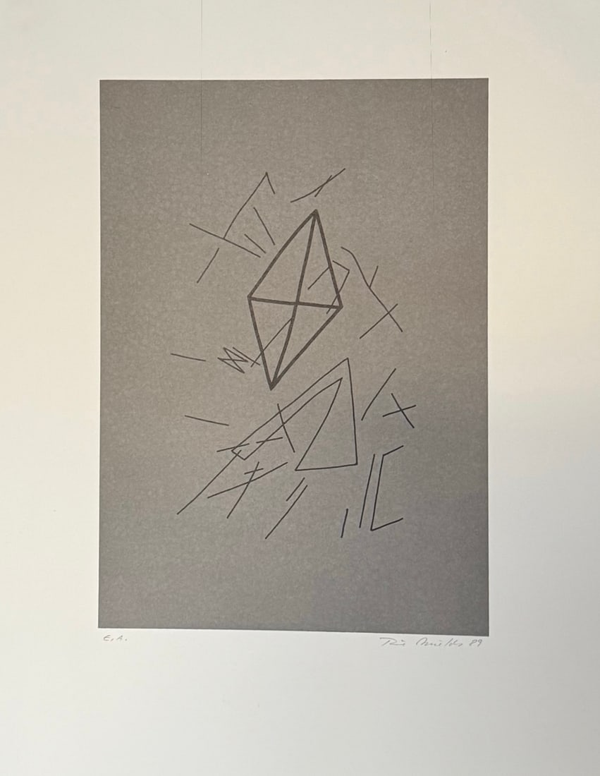 Rune Mields : Untitled, 1989 - Hand signed (1 of 5)