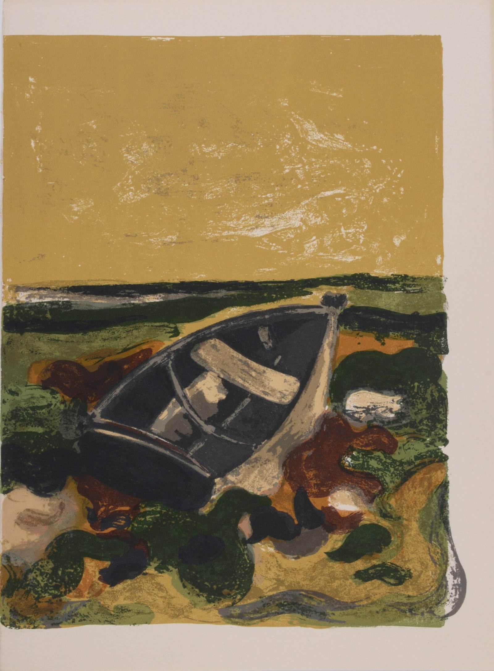 Andre Minaux : La barque echouee, c. 1964. (1 of 5)