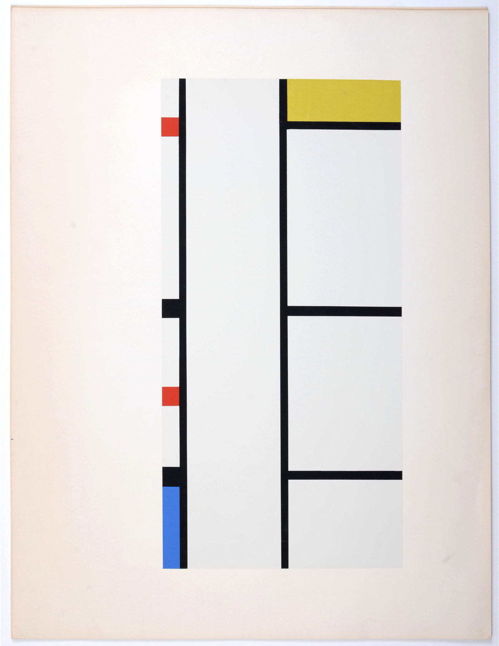 Piet Mondrian (After) : Composition 35-42 (1957) (1 of 5)