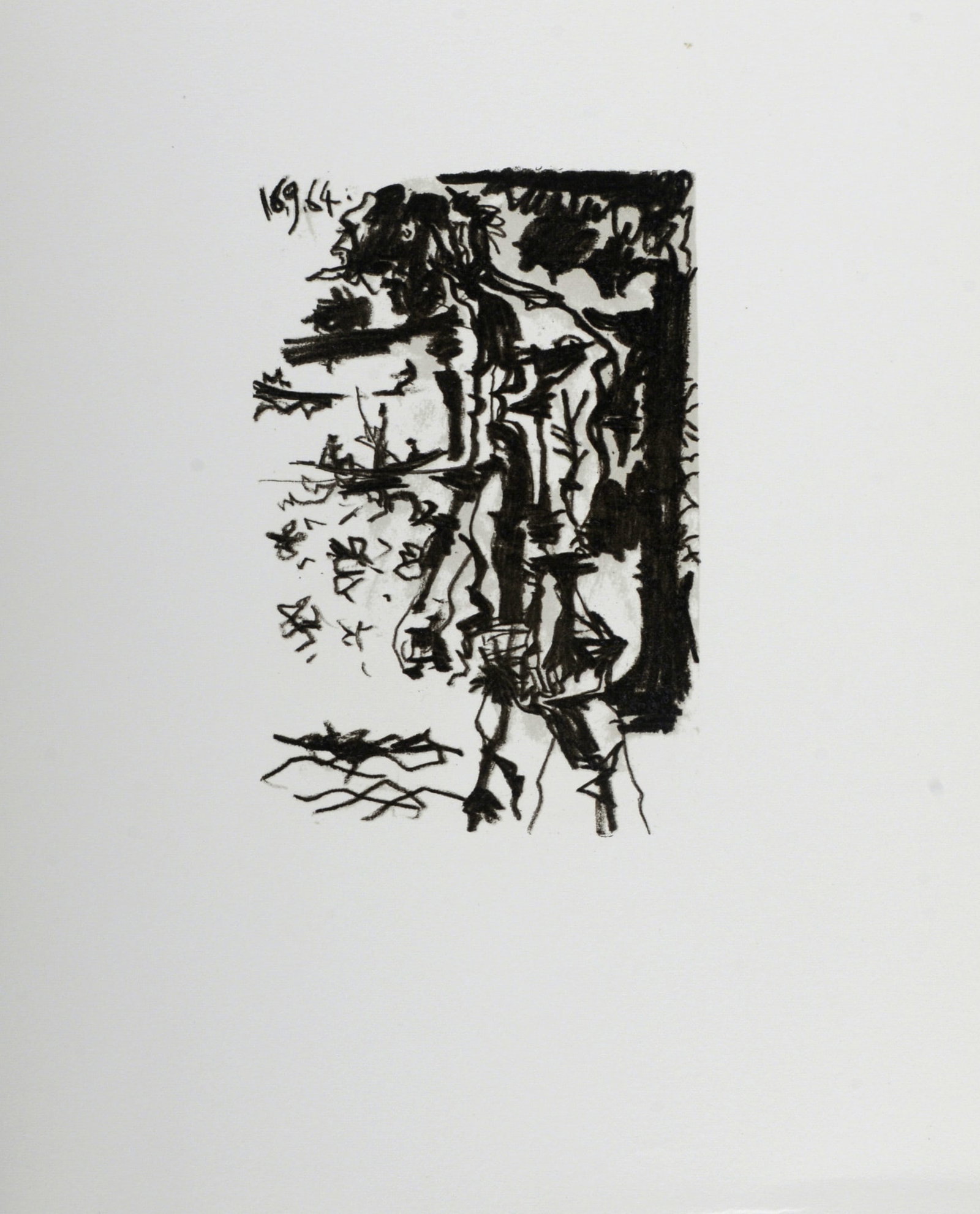 Pablo Picasso (After) : Le Gout du Bonheur (VI), 1970: Shipping & Packing: Unlike many auction companies, NCAG's offers a full service shipping for flat rate with DHL.