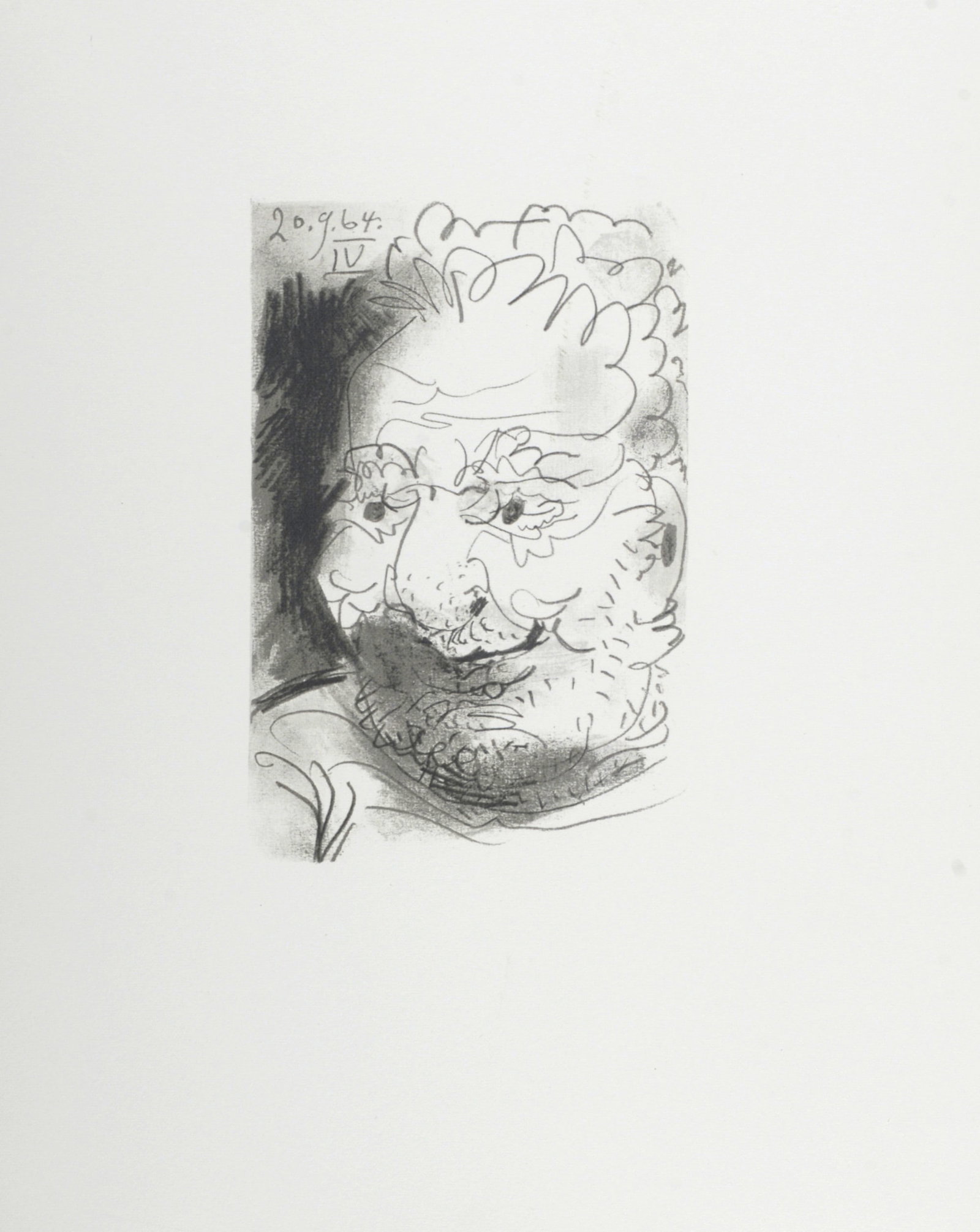 Pablo Picasso (After) Le Gout du Bonheur (XVI), 1970: Pablo Picasso (After) Le Gout du Bonheur (XVI), 1970 Lithograph on Velin d'Arches paper, after 1964 Pablo Picasso's drawing. Not signed Dated on the plate top right. Dimensions: + Size of the sheet: 3